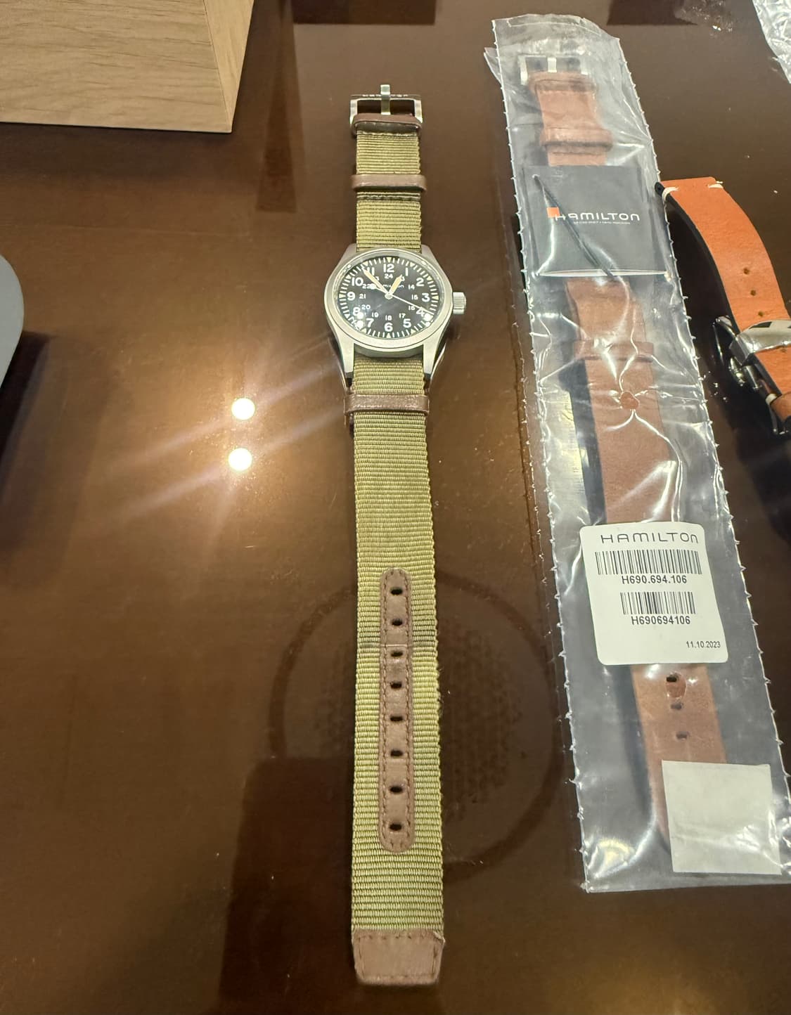 [38mm] 해밀턴 카키필드 메카니컬 블랙 상품이미지3