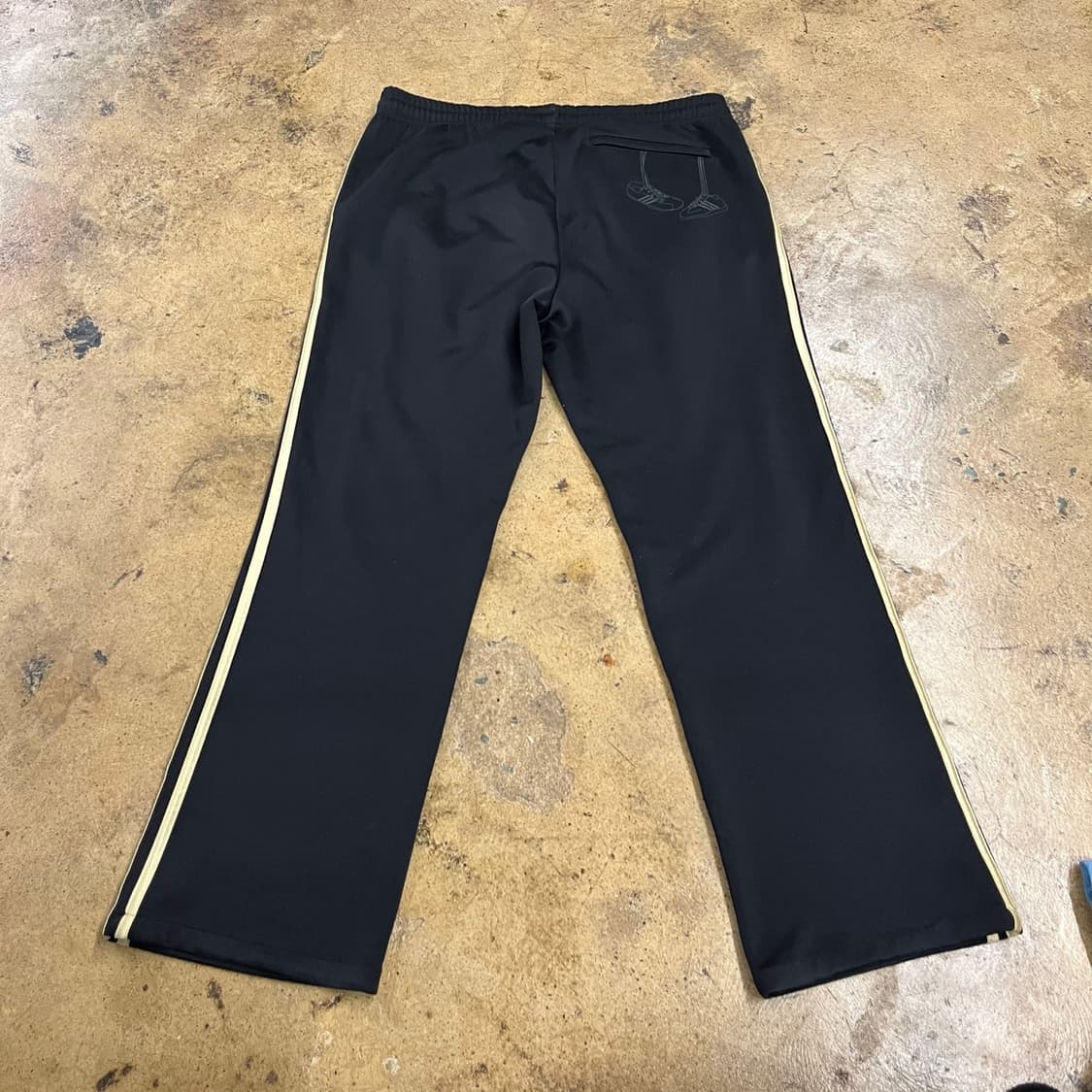 [정품/100] 아디다스 삼선 트레이닝 바지 블랙 골검 b16 상품이미지2