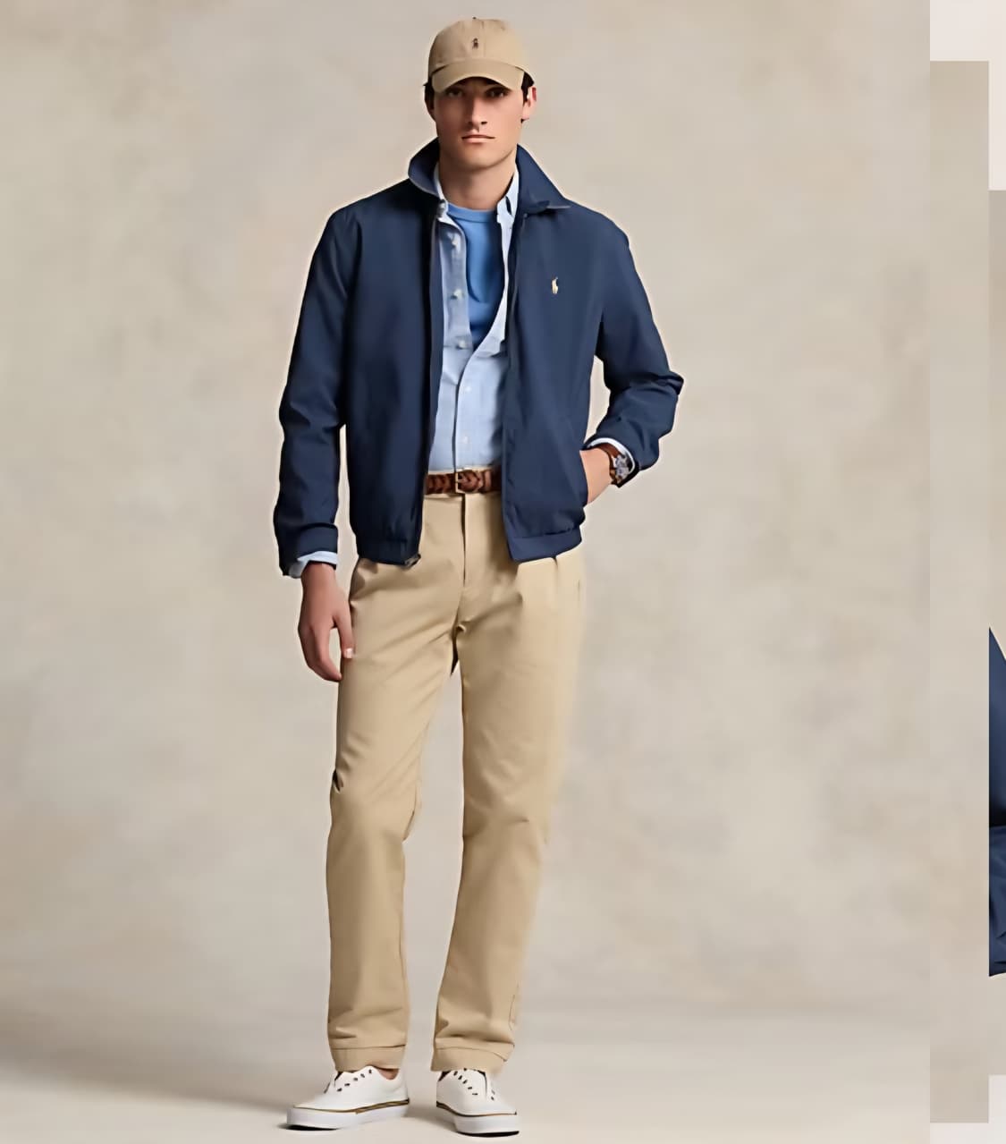 폴로 랄프로렌 신형 바이스윙 자켓 네이비 M (100-105) 상품이미지1