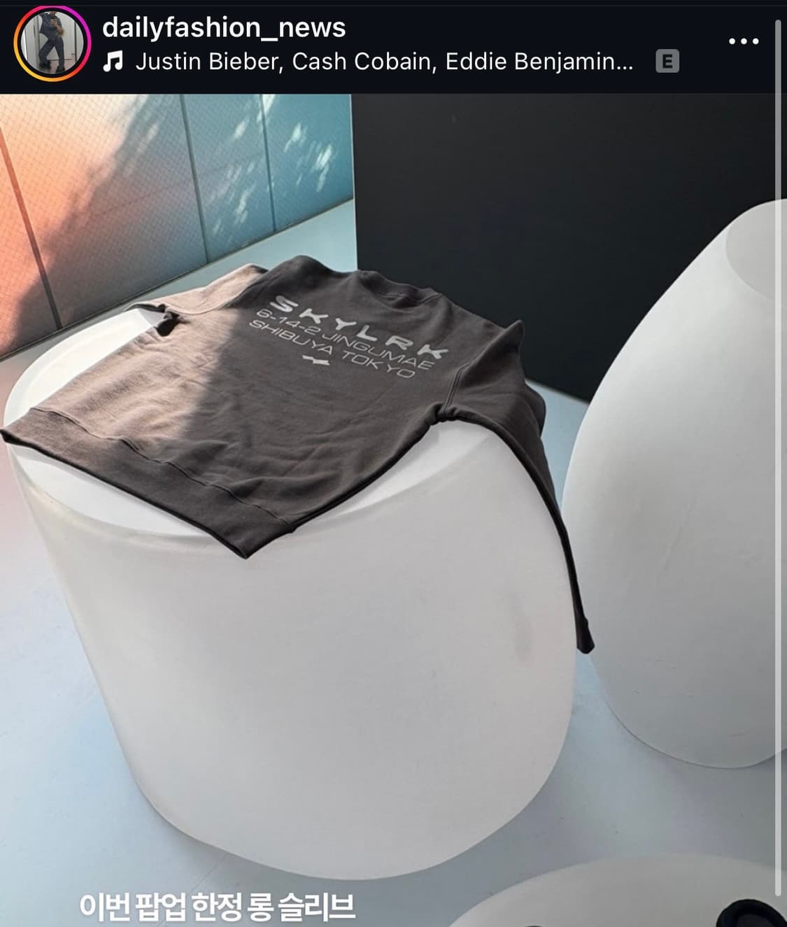 SKYLRK 도쿄 팝업 크루넥 Tokyo Pop-up Crewneck  상품이미지6