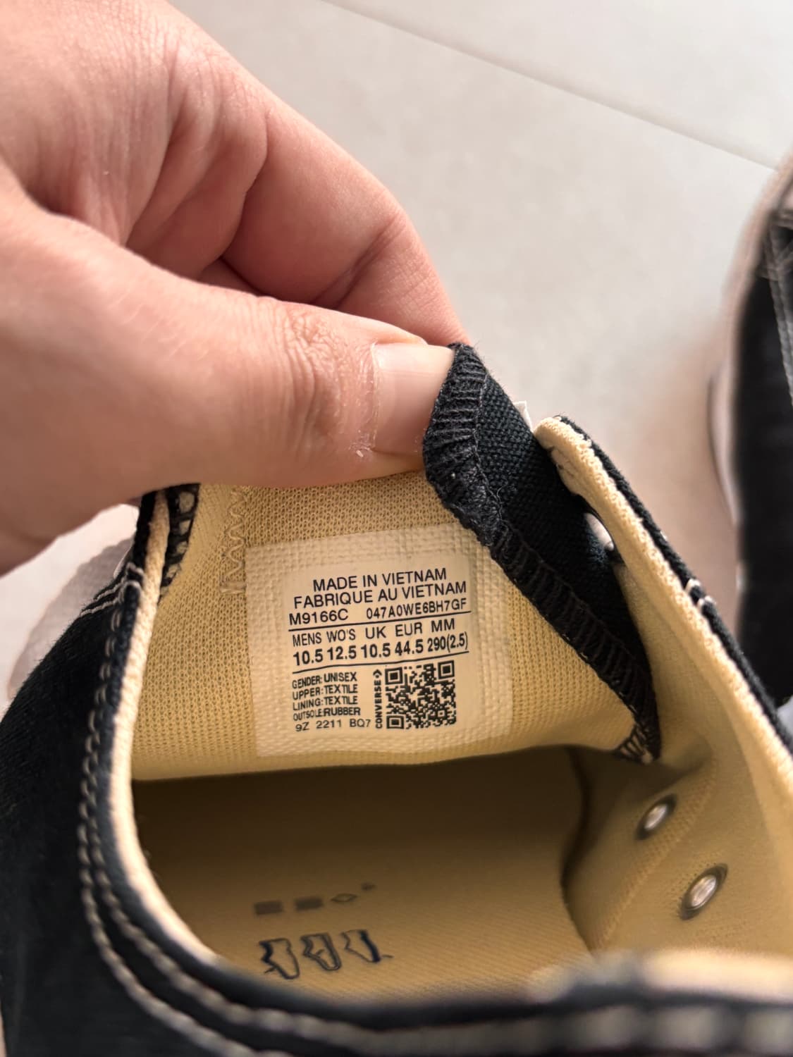 크롬하츠 아들내미도 다시 신는 올스타 로우 - 블랙 290 상품이미지7