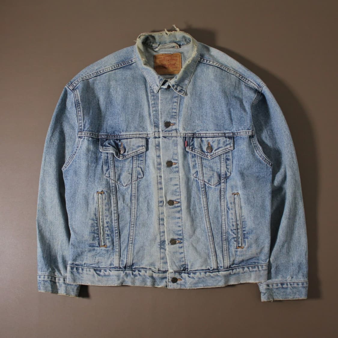 90s Levi’s 리바이스 70507 데님 트러커 자켓 L004 상품이미지1