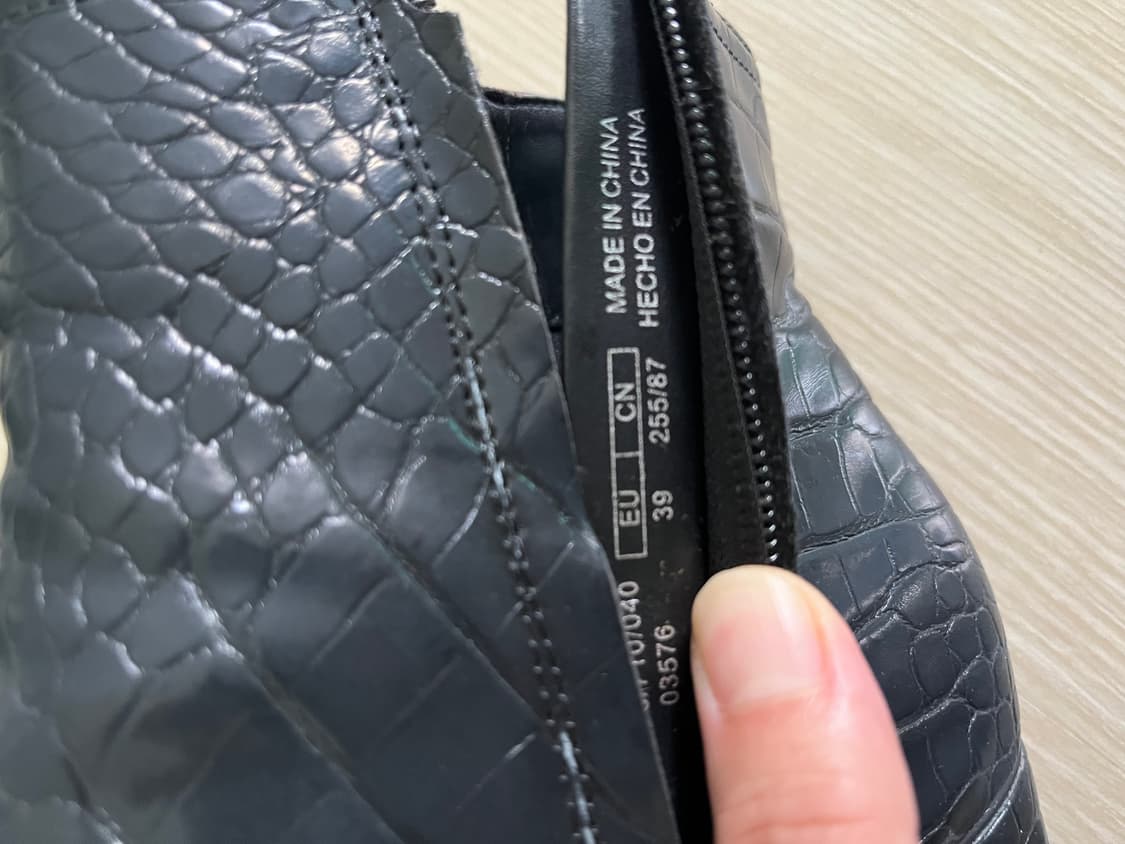 자라 블랙 부츠 상품이미지4