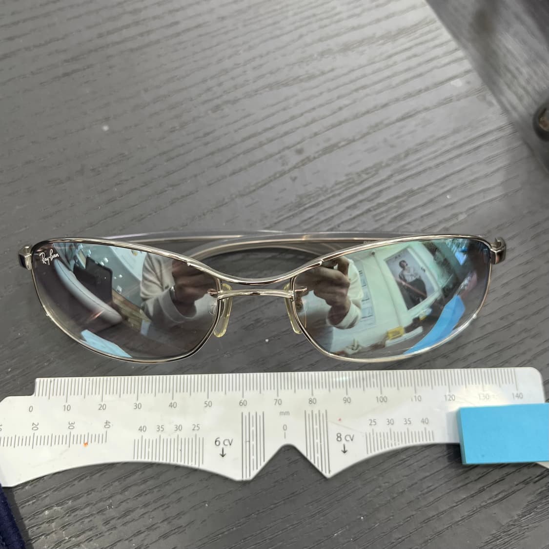 레이벤 고글라인 선글라스 made in japen RB3224 실버미러 상품이미지7