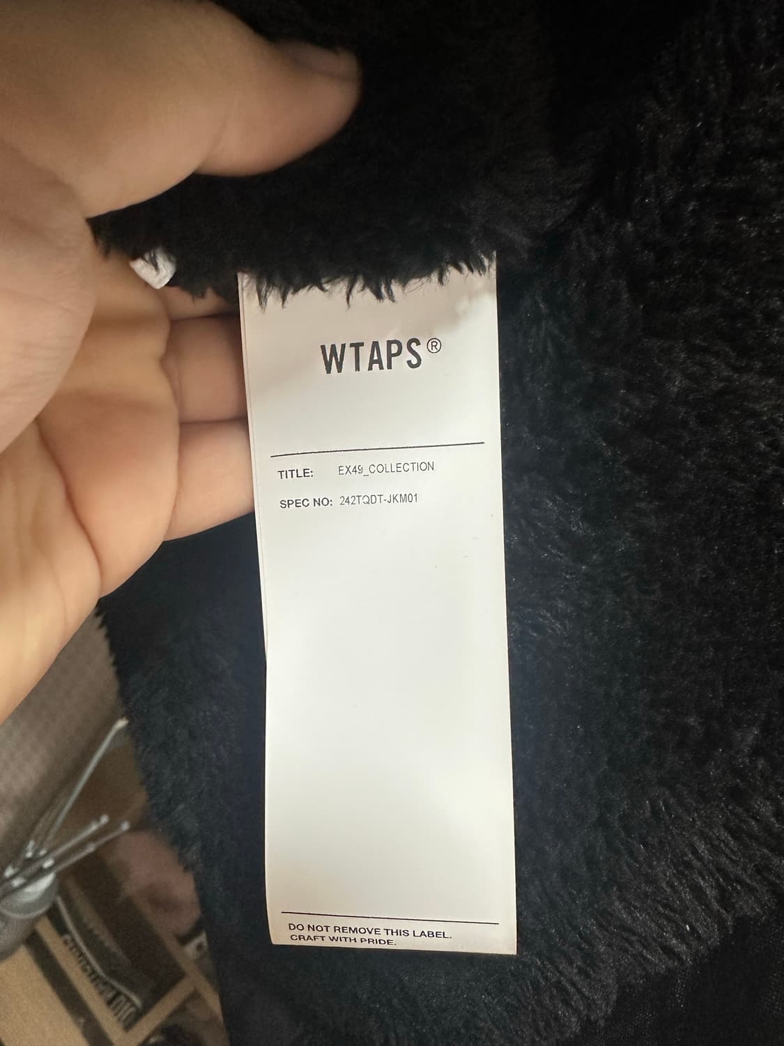 최종가격 더블탭스 보아 옥스포드 코치자켓 블랙 3사이즈 상품이미지9