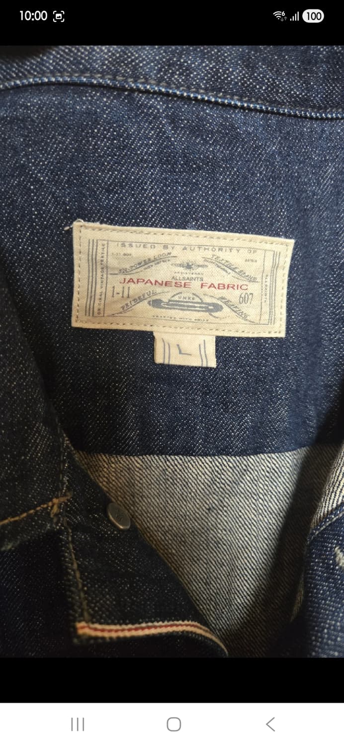 올세인츠 데님자켓 L 상품이미지4