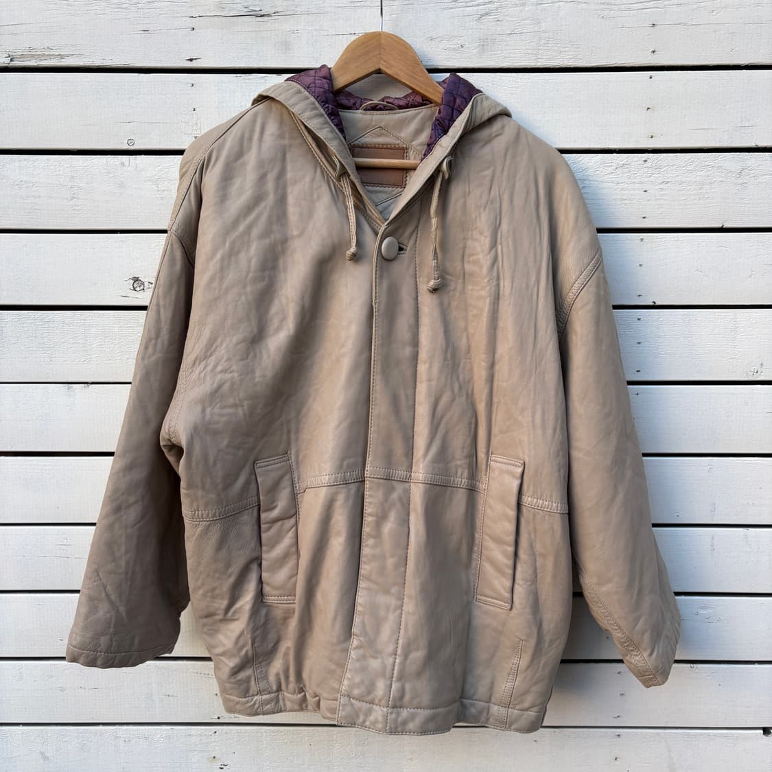 Issey Miyake Hai 이세이미야케 하이 레더 가죽 자켓 상품이미지1