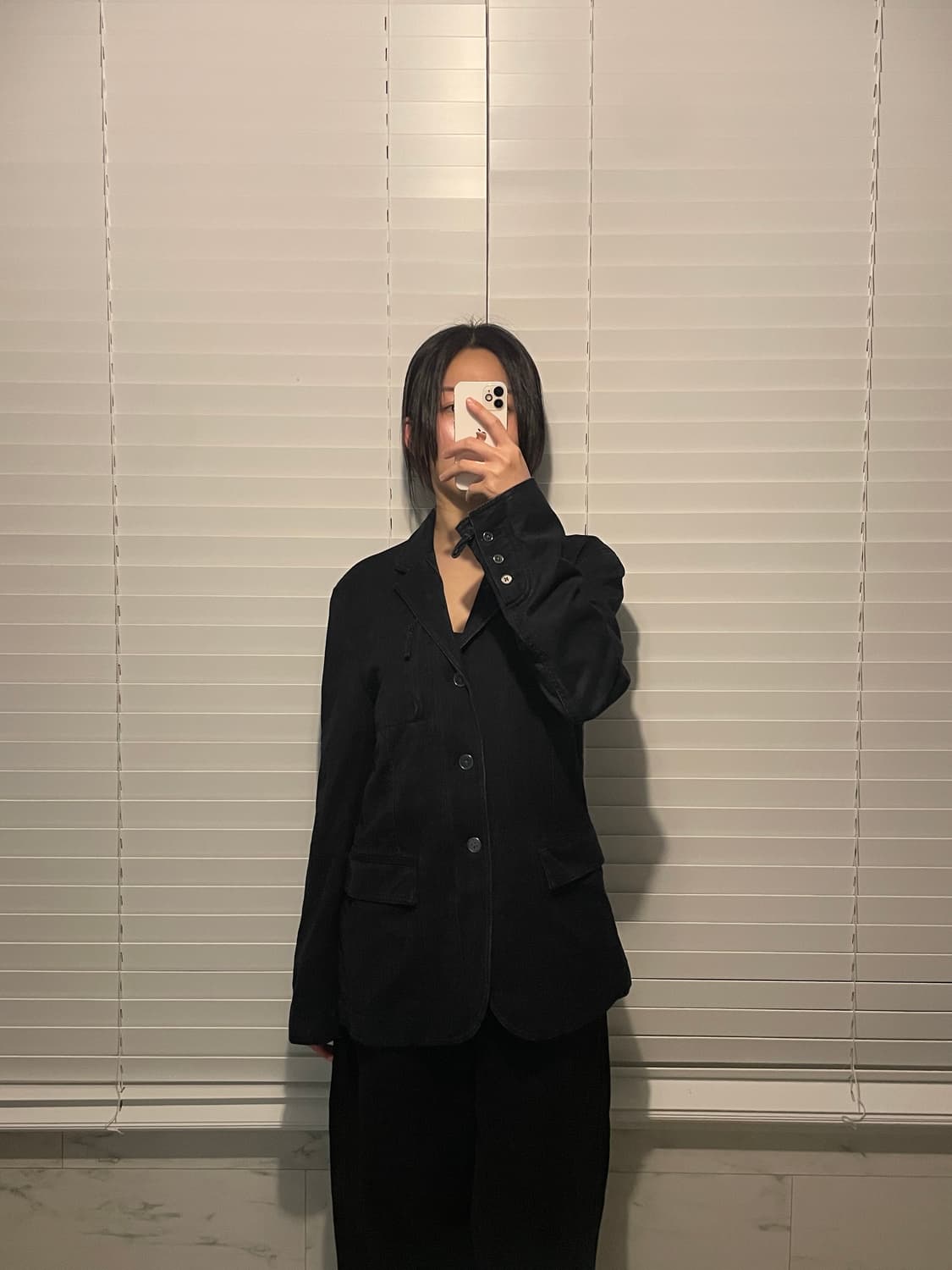 아르마니 지퍼드 데님 블레이저 상품이미지1