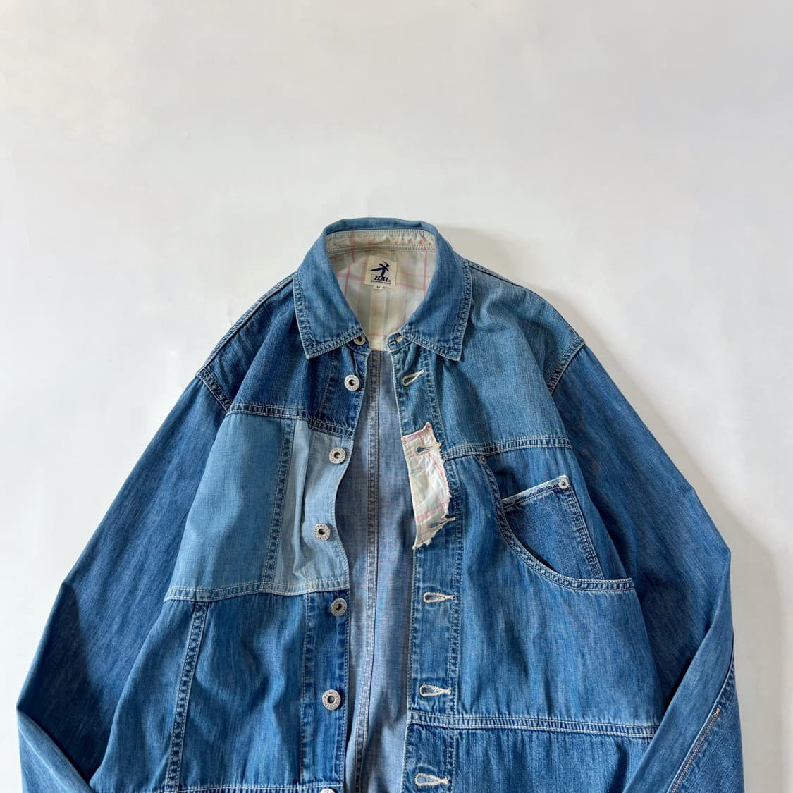 Issey Miyake Hai Patchwork Denim T-shirt 상품이미지9