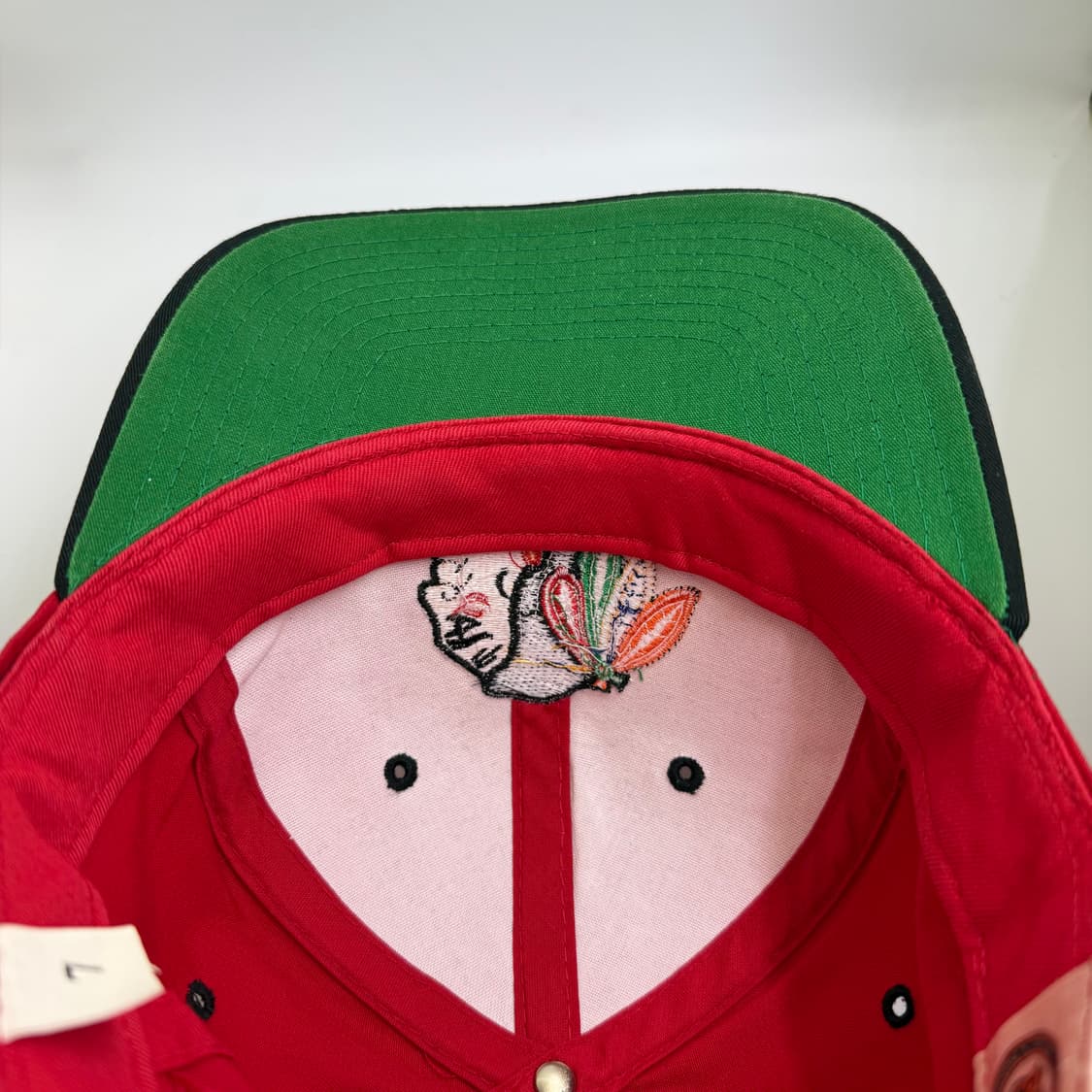 [희귀/OG] 90s 스타터 시카고 블랙호크스 사이드 스크립트 피티드 캡 상품이미지6