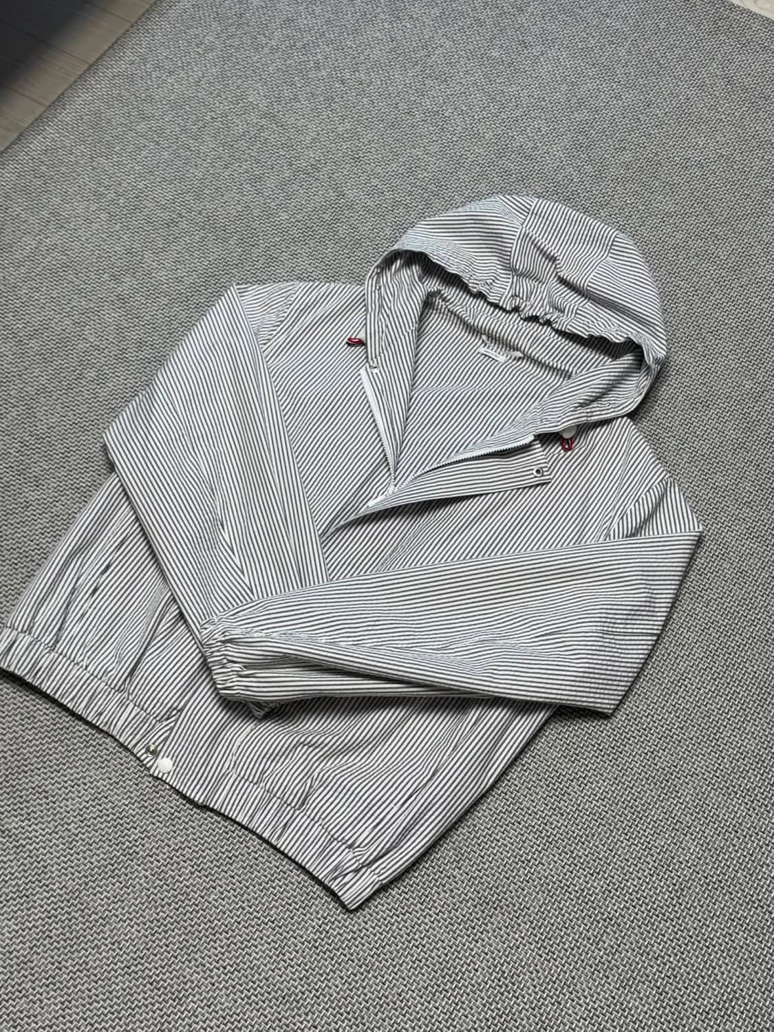 [2 size] 톰브라운 릴렉스 후드 시어서커 자켓 상품이미지2