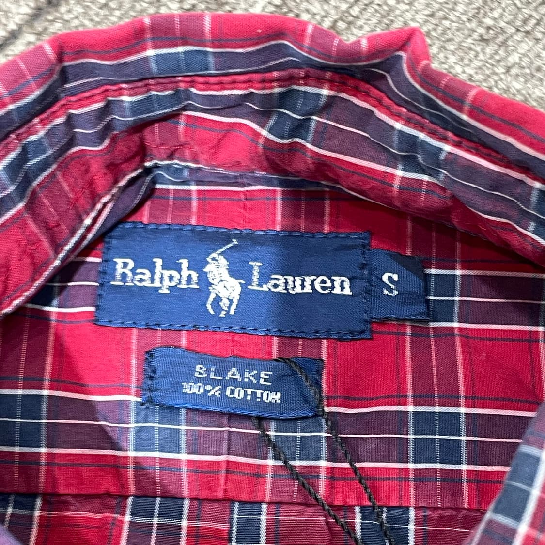 (S) POLO 폴로 랄프로렌 체크 반팔 셔츠 블레이크 상품이미지7