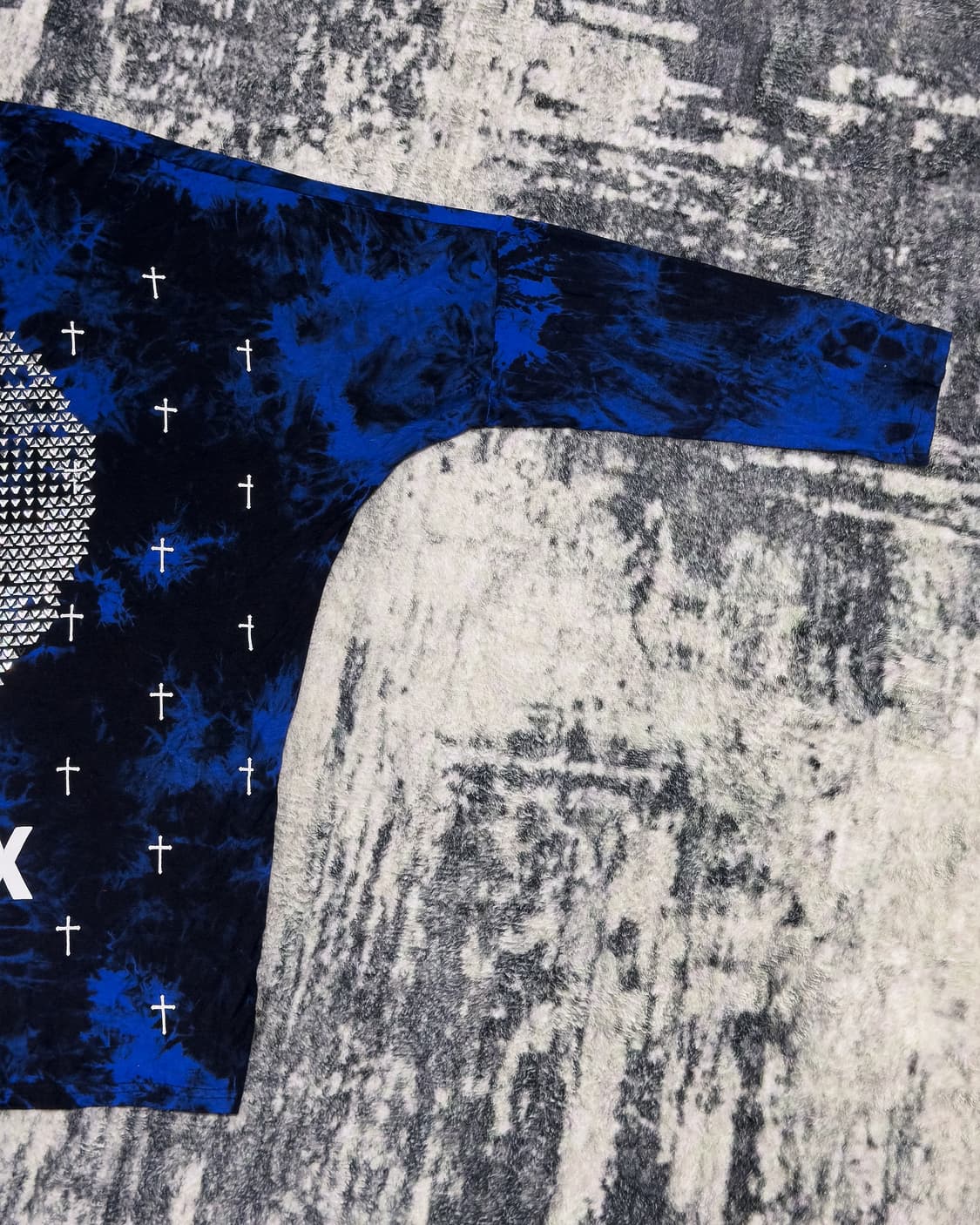 {UNKNOWN} Tie-Dye Hot Fix Skull L/S Tee  상품이미지6