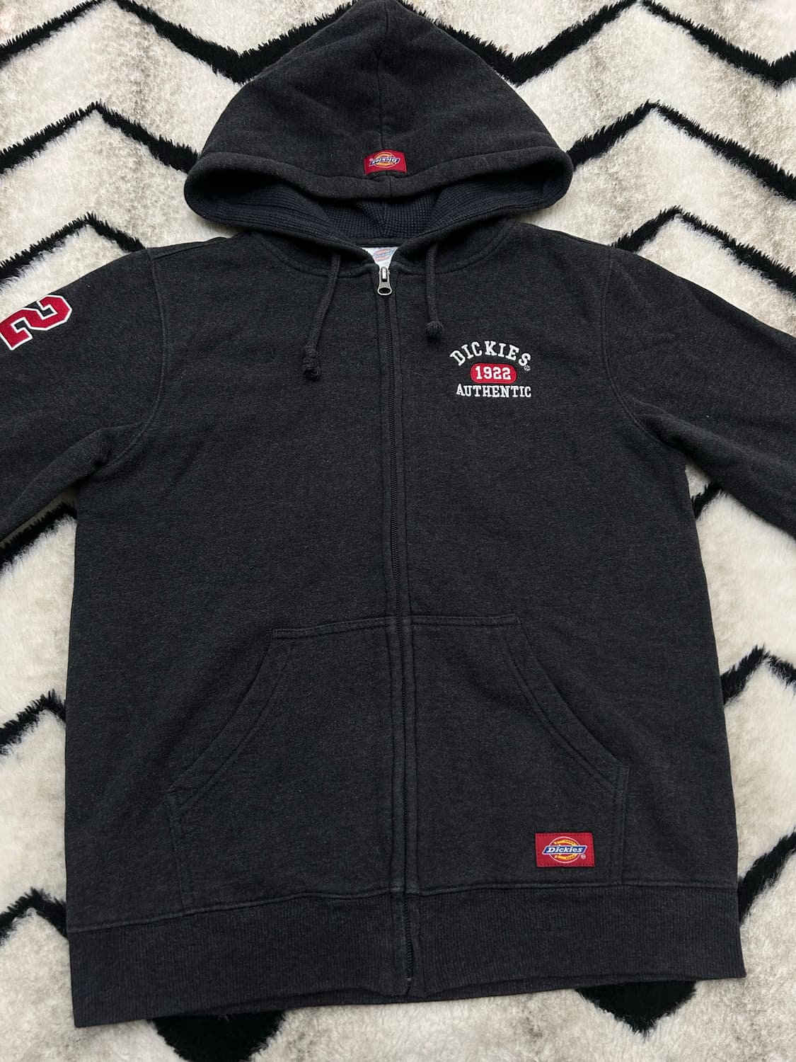 [XS]디키즈 후드집업/챠콜/기모 상품이미지3