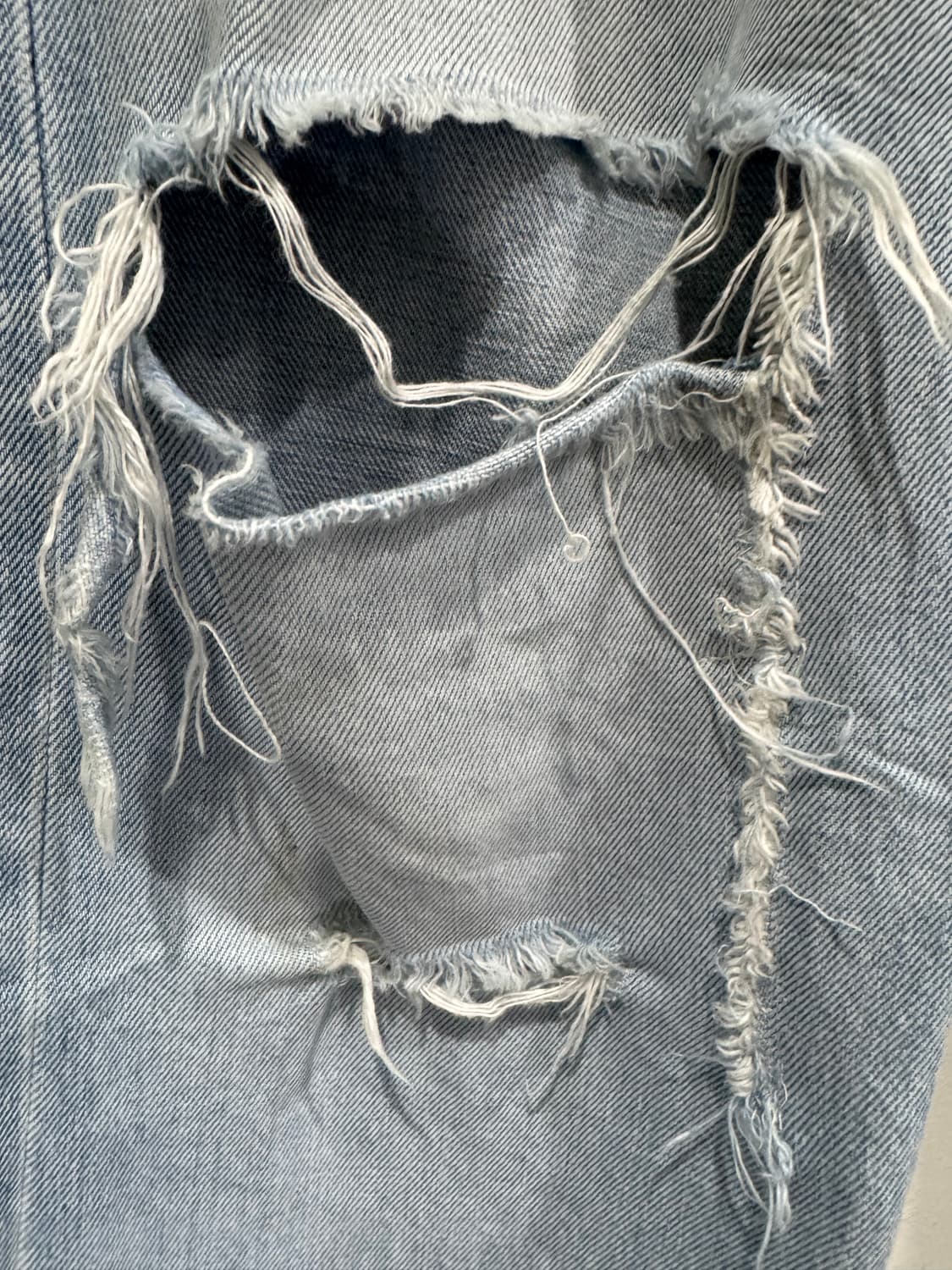 생로랑 데님 33 찢청 정품 상품이미지4