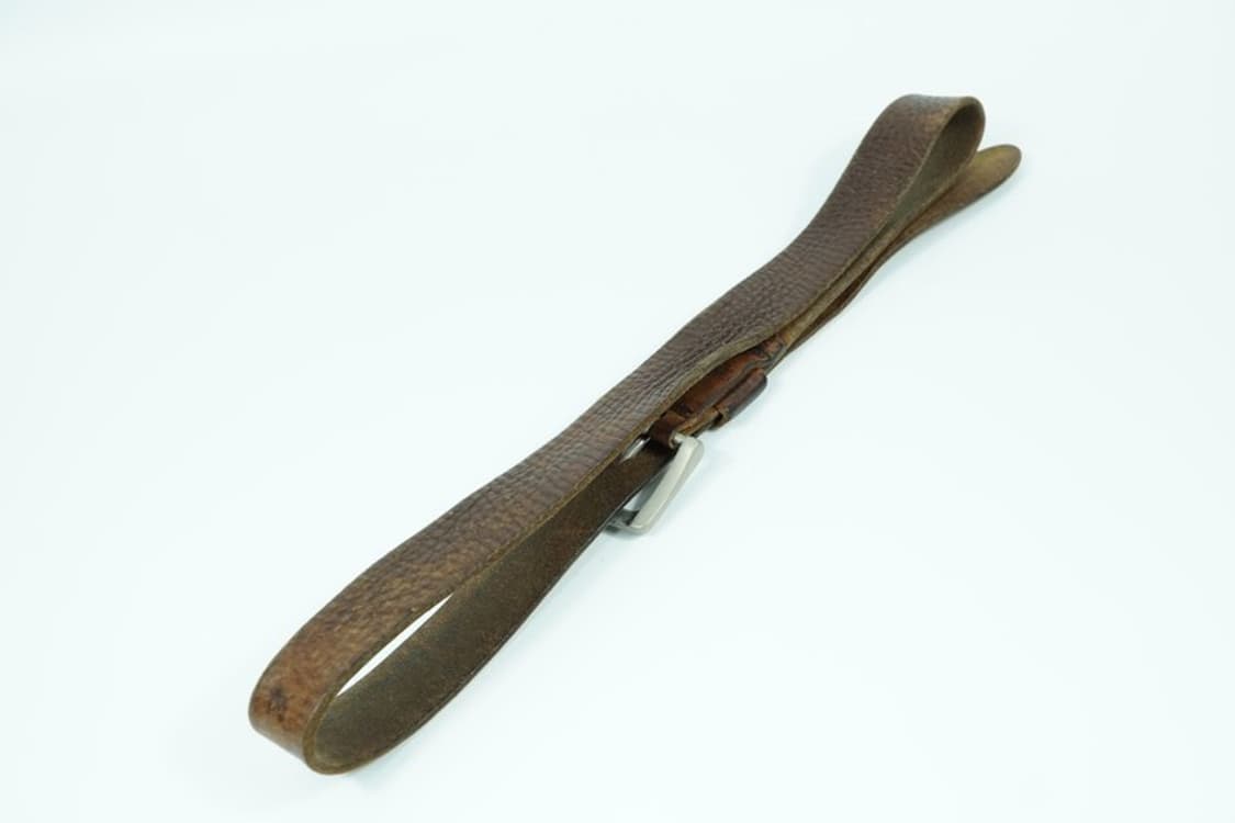 빈티지 Distressed  통가죽 벨트 상품이미지2