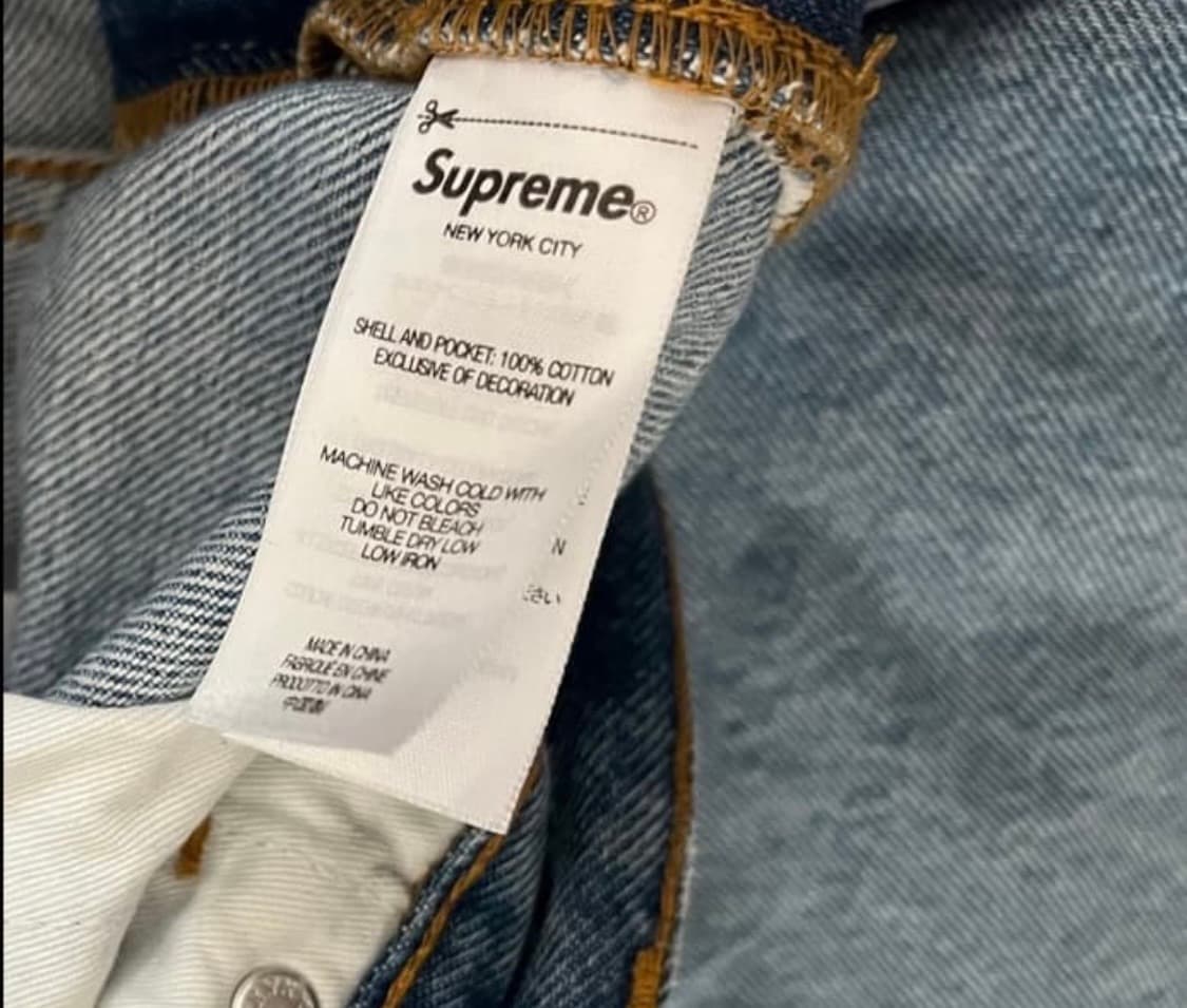 슈프림 배기진 25ss 32size 상품이미지3