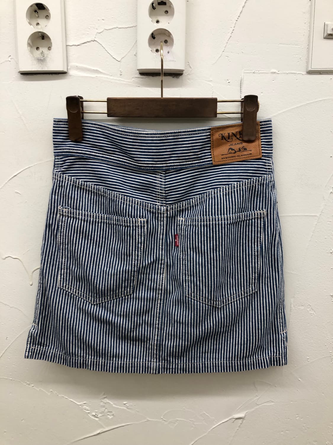 히스테릭 글래머 스트라이프 스커트 상품이미지2