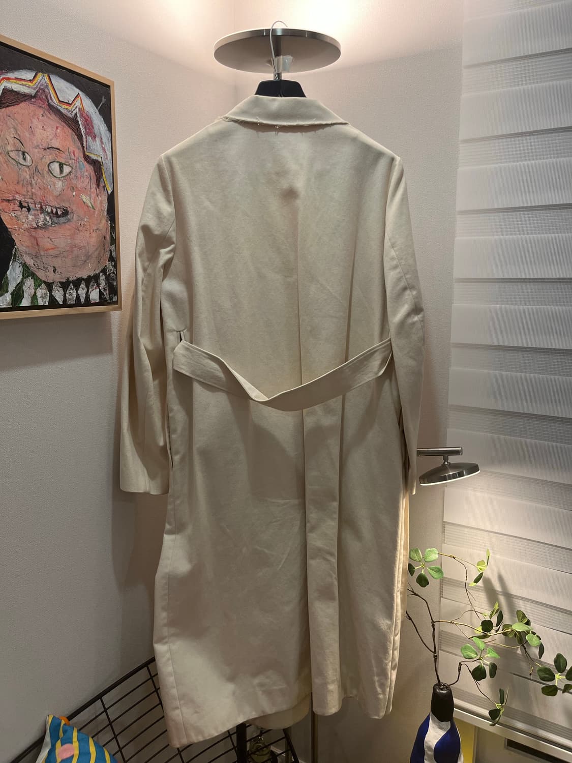 RECTO 렉토 FRAYED HEM OVERLAP COAT 상품이미지10