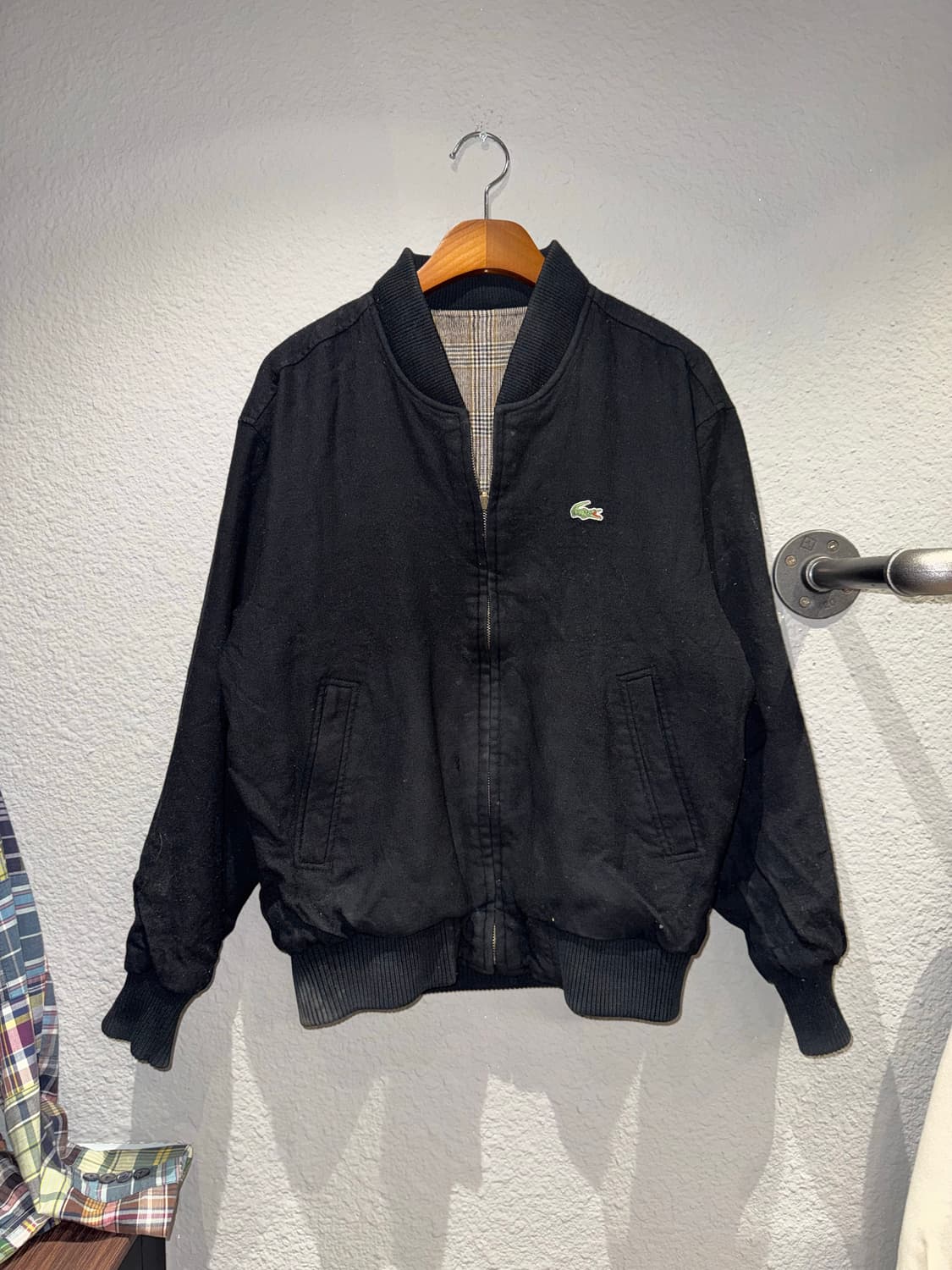 라코스테 리버시블 체크 블루종 상품이미지6