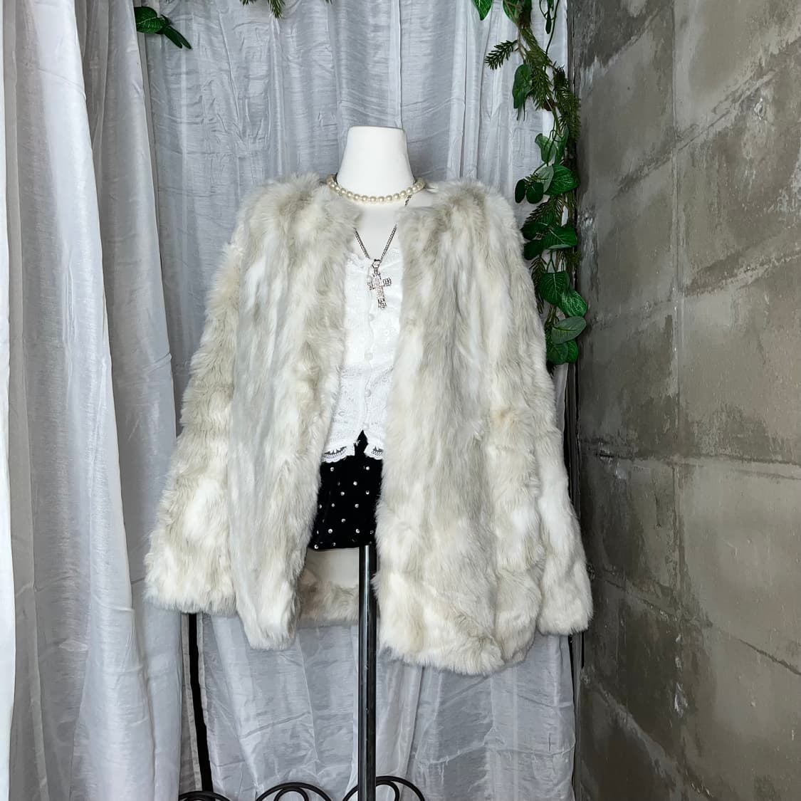 갸루 퍼 코트 자켓 상품이미지1