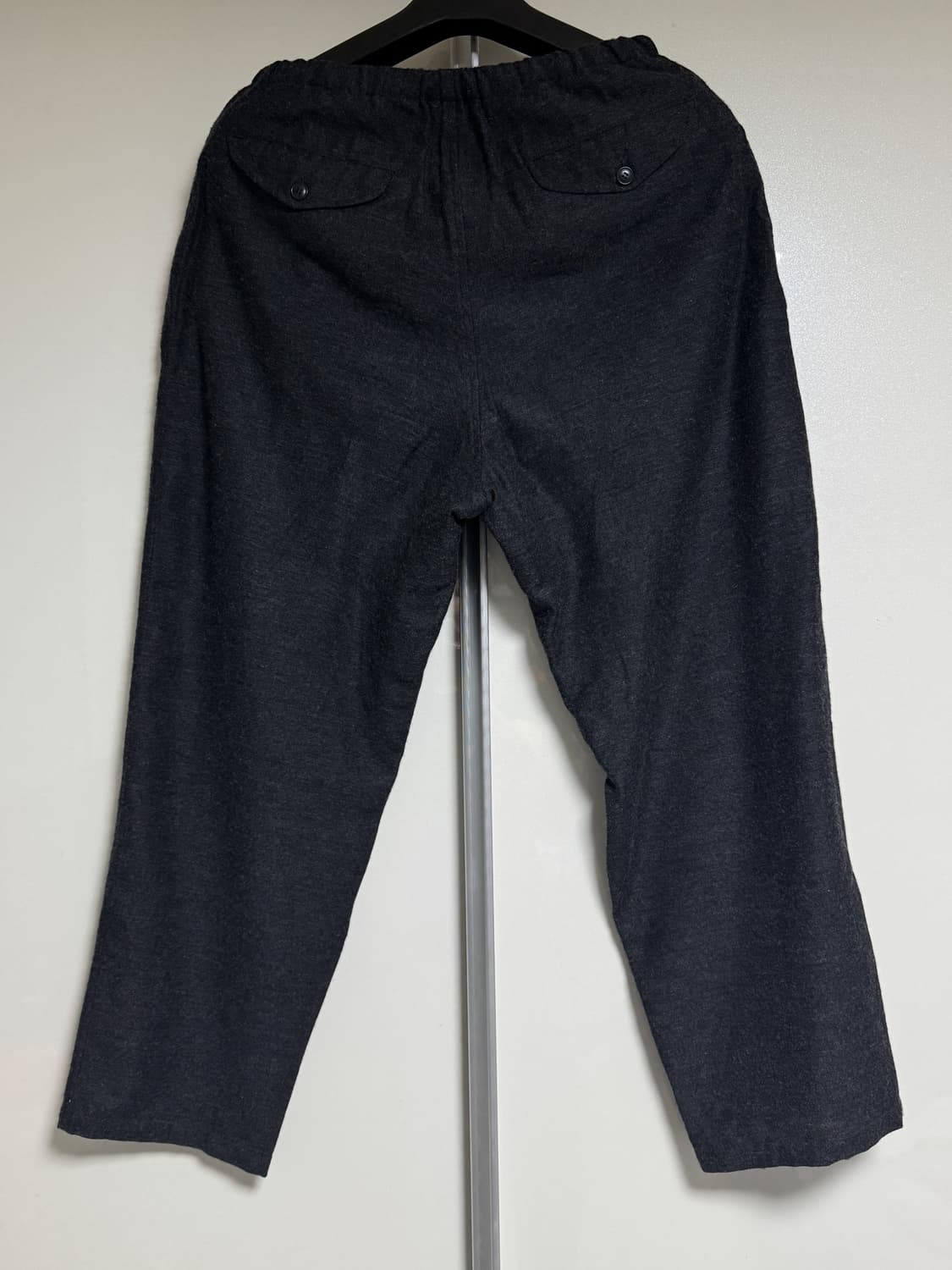 (2) 코모리 캐시미어 실크 셋업 차콜 23AW  상품이미지4