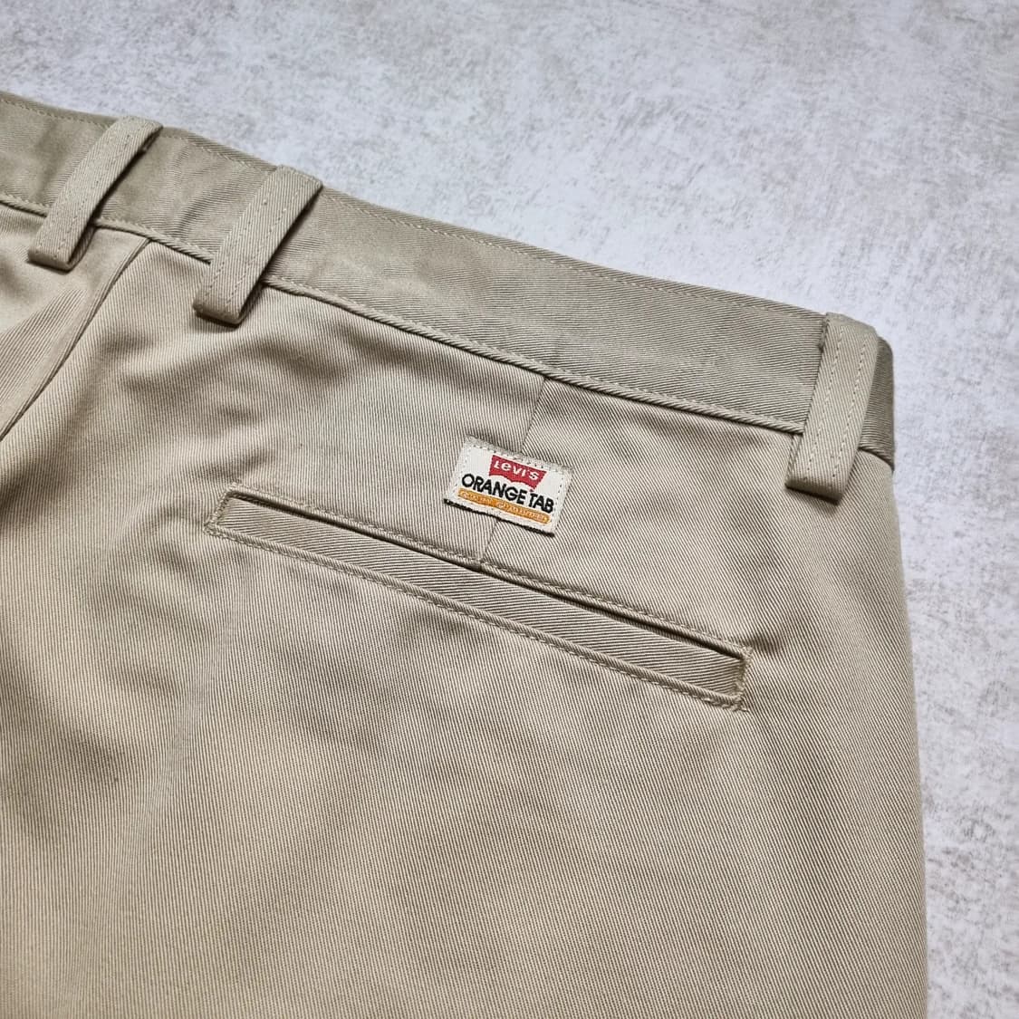 00s jpn 리바이스 오렌지탭 카키 치노 팬츠 33sz 상품이미지9