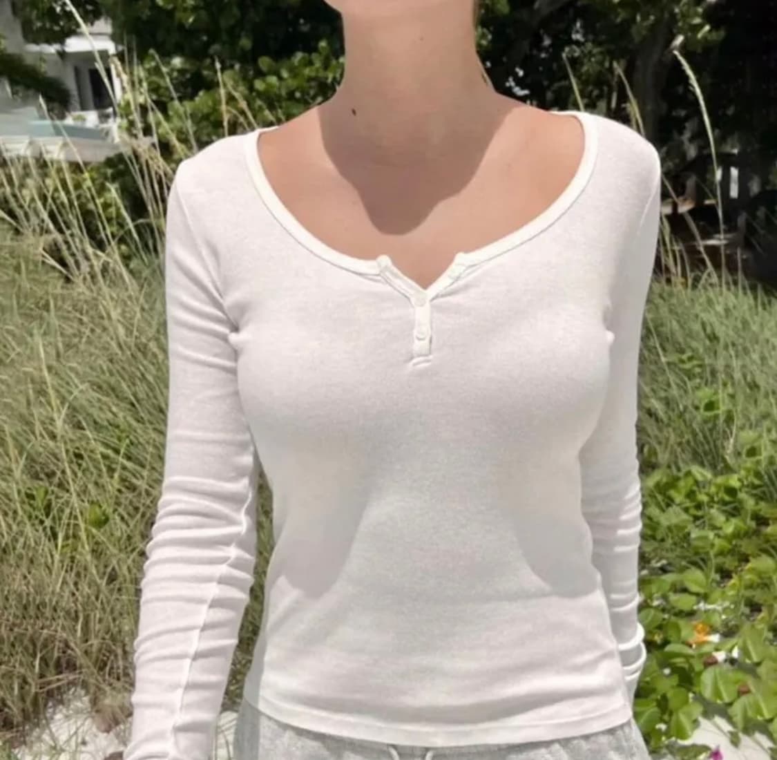 새상품 브랜디멜빌 헨리넥 젤리 긴팔 티셔츠 상품이미지1