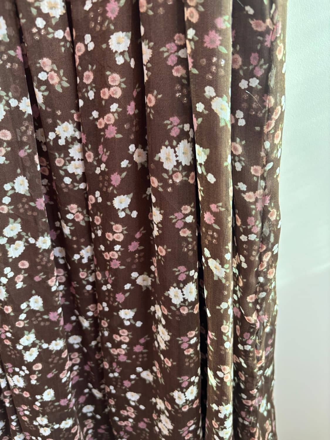 빈티지 플라워 무늬 미니 원피스 상품이미지6