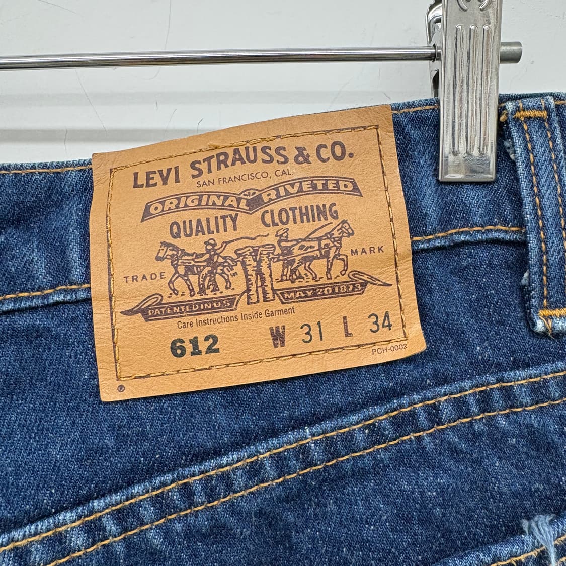 리바이스612 청바지 데님 30in 상품이미지6