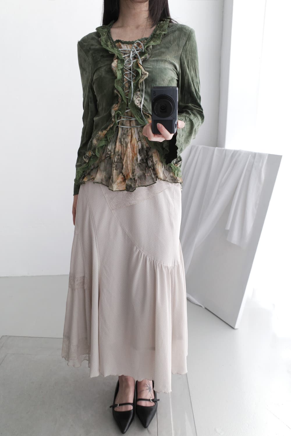 lace flared skirt 상품이미지6