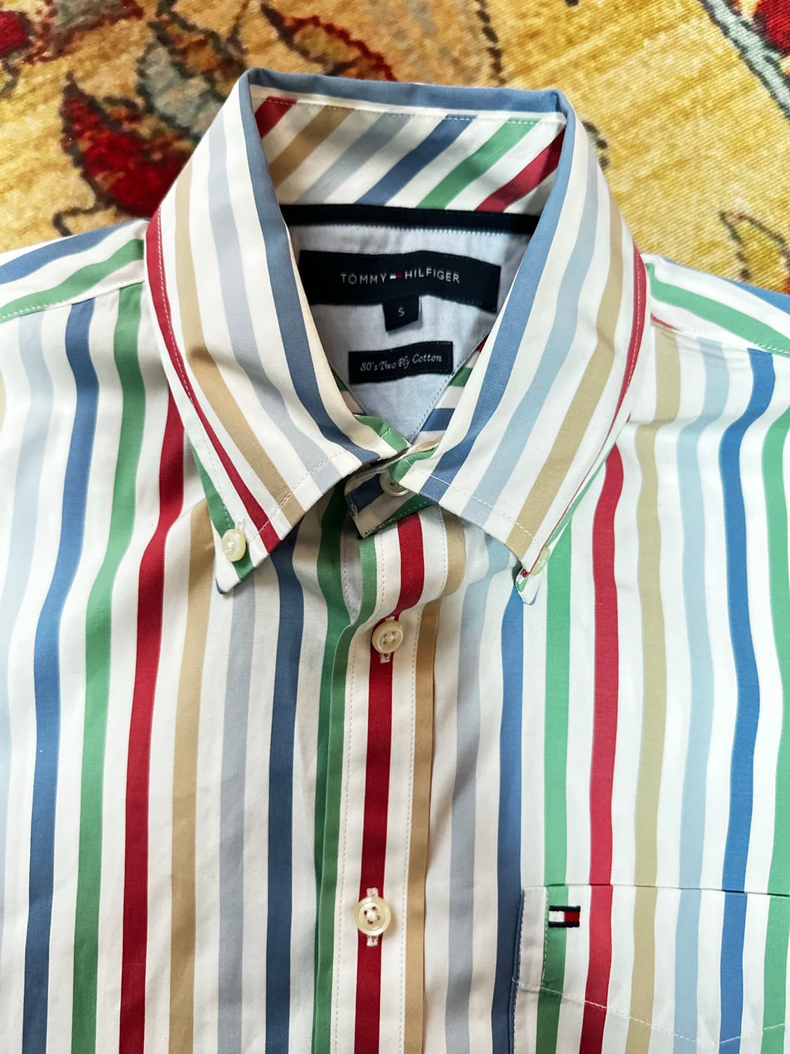 타미힐피거 80s 코튼 스트라이프 셔츠 상품이미지2
