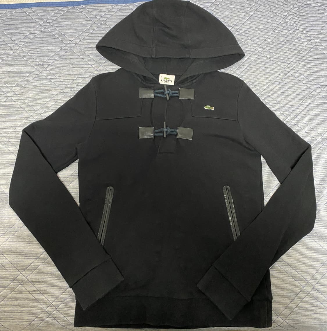 라코스테 후드티 블랙 상품이미지1