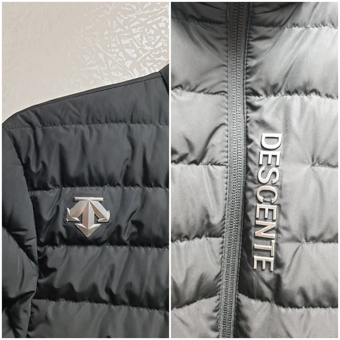 [남100] 데상트 스키 구스 경량패딩 블랙 상품이미지6