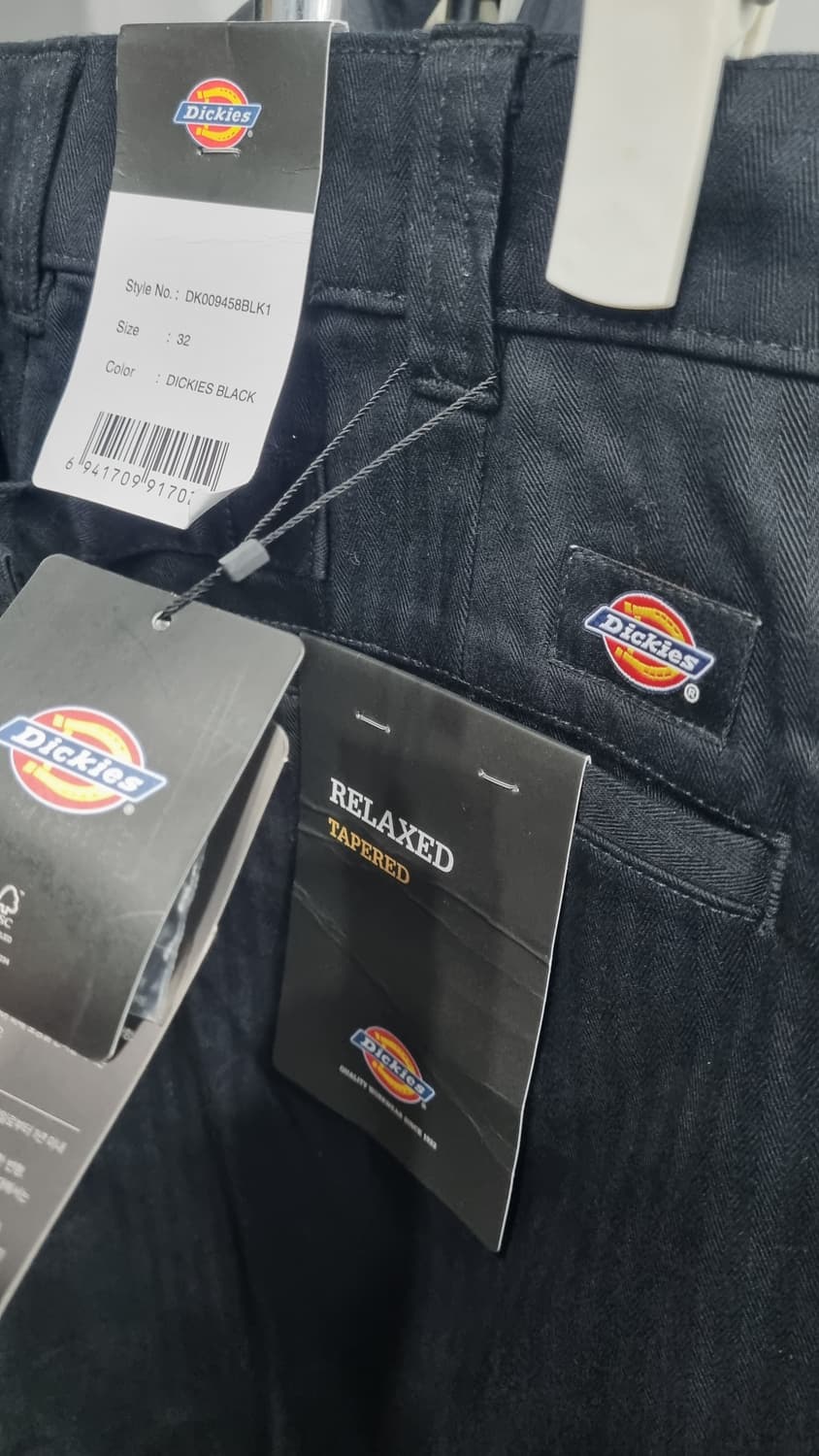디키즈)) 남성 블랙 치노팬츠 32~34 택달린 새상품 상품이미지4