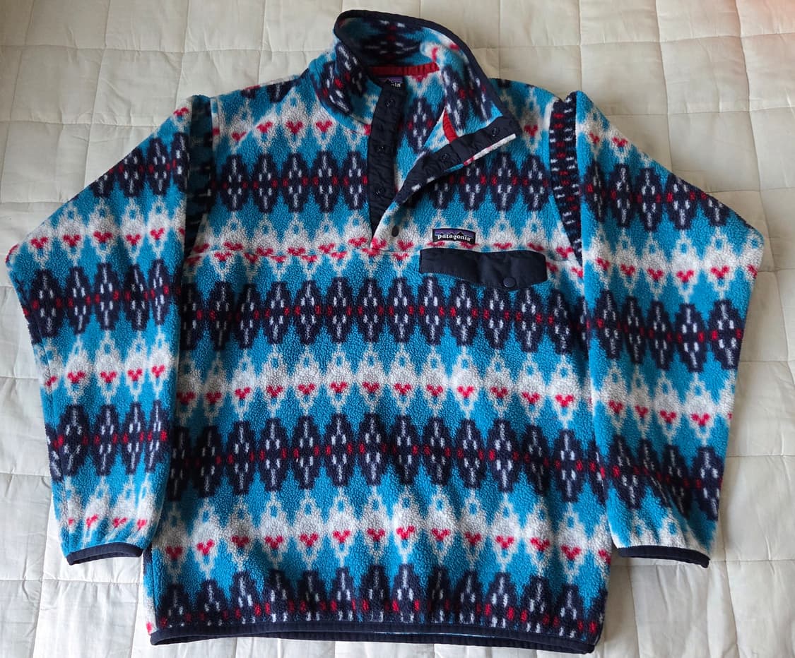 파타고니아 신칠라 스냅티 풀오버 스웨터 아즈텍 블루 xs 상품이미지1