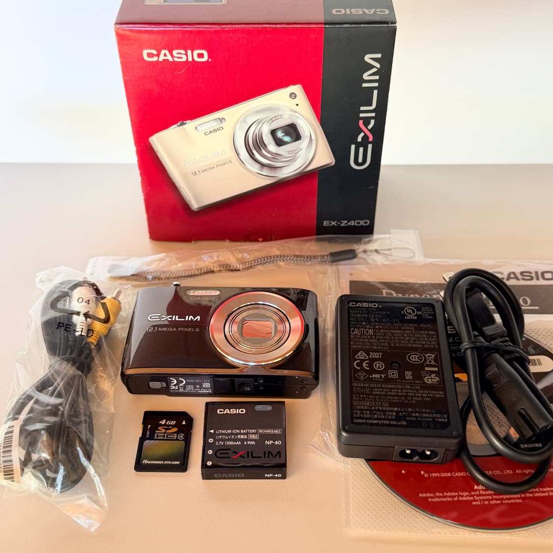 ✨태연 픽 풀박셋✨카시오 엑슬림 EX-Z400 초코브라운 상품이미지2