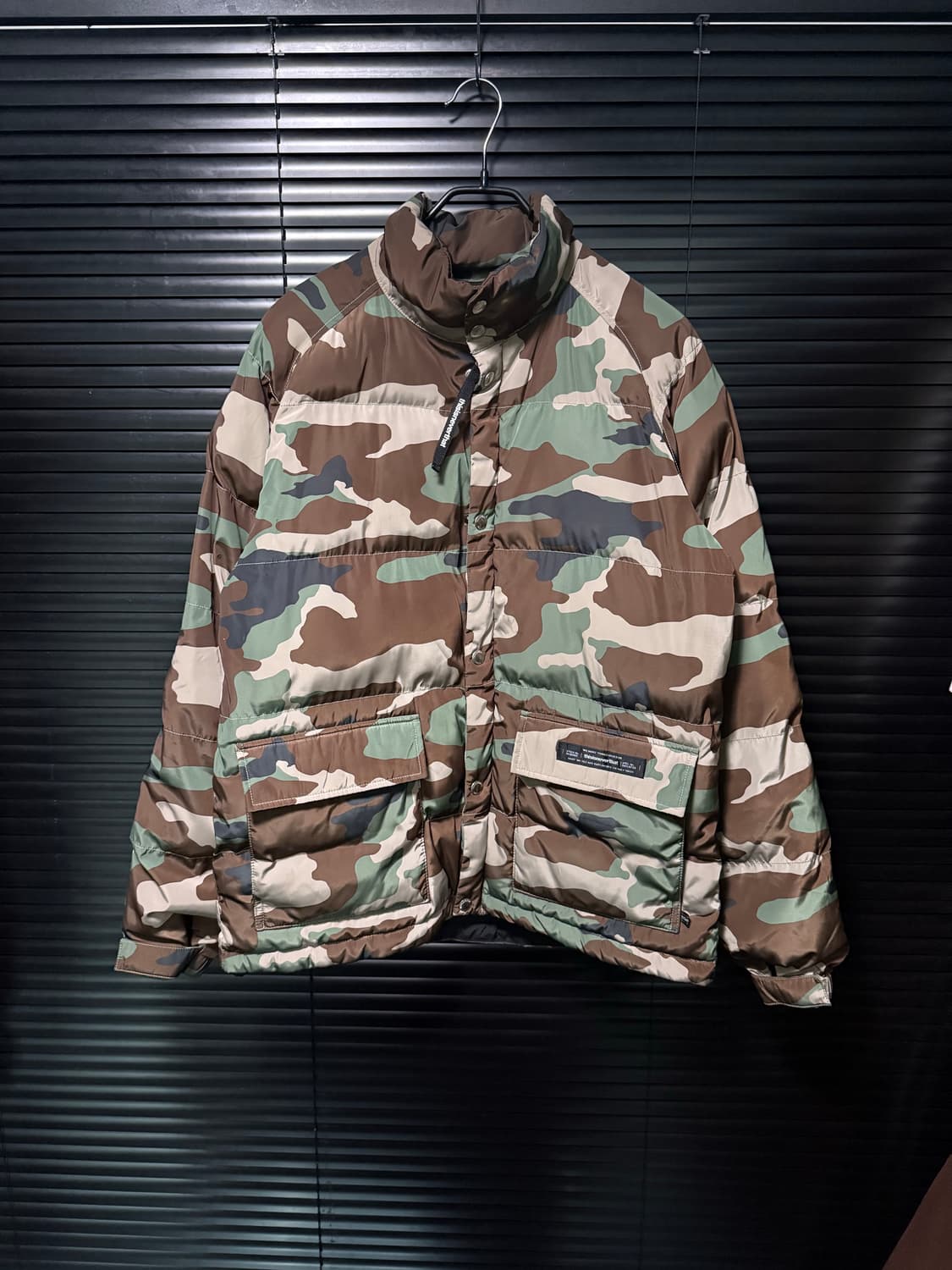 디스이즈네버댓 디네댓 카모 플라쥬 밀리터리 워크 솜 패딩 M 95 스트릿 상품이미지3