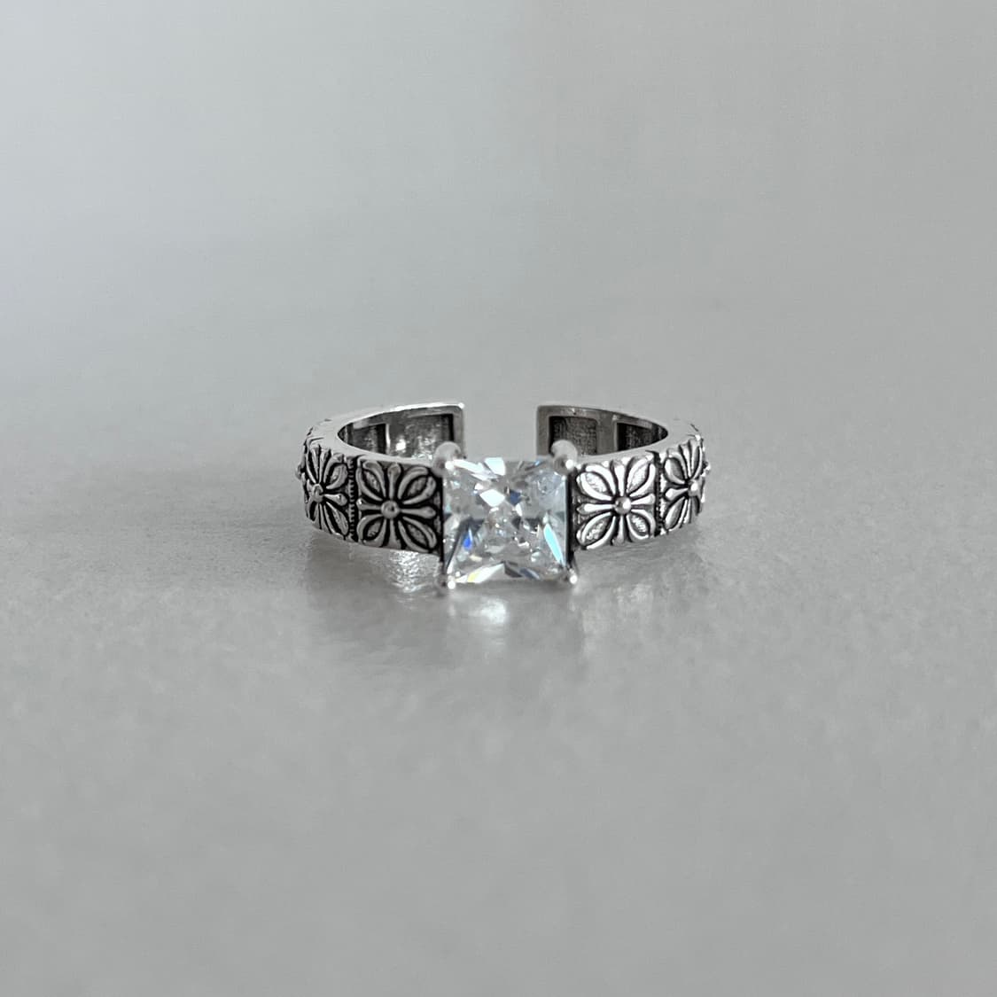 크리스탈 크롬 반지 상품이미지2