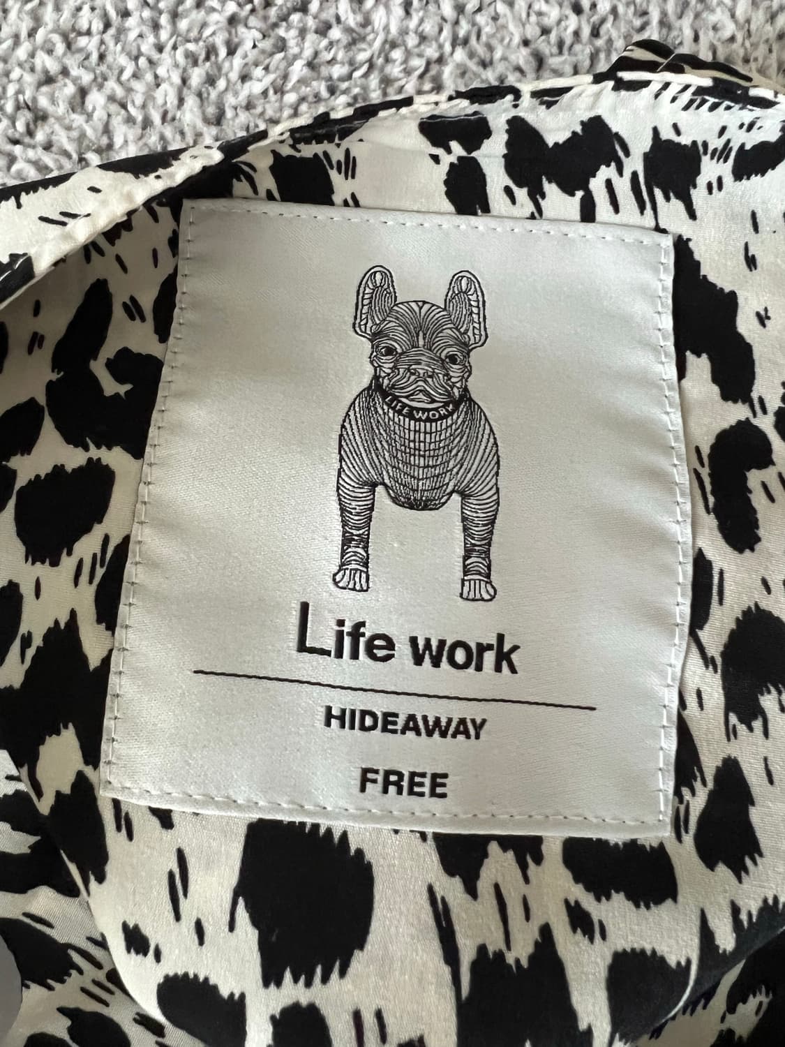 라이프워크 레오파드 패턴 뷔스티에 원피스 상품이미지5