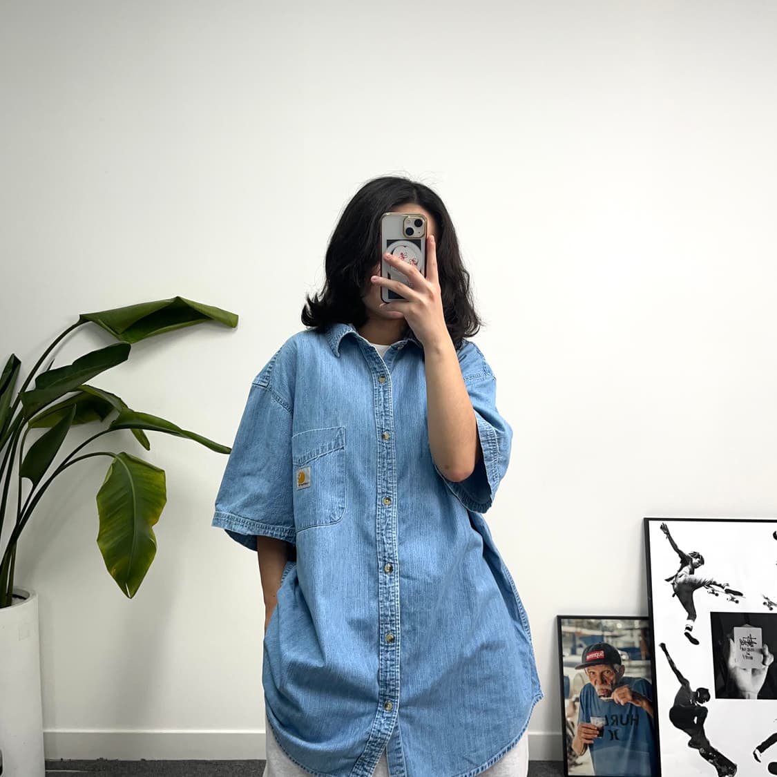 칼하트 데님셔츠 상품이미지2