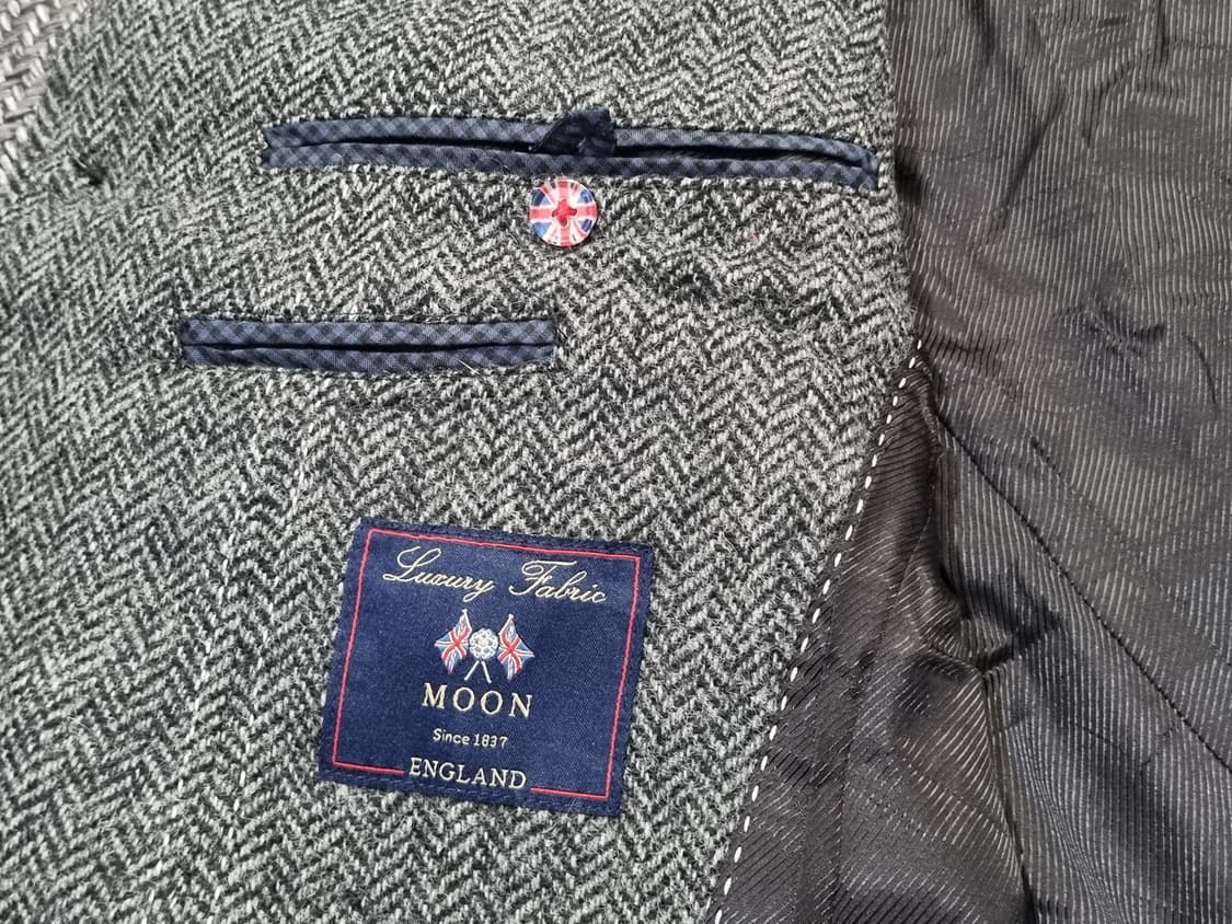 MALE & CO. 헤링본 울 블레이저 상품이미지4