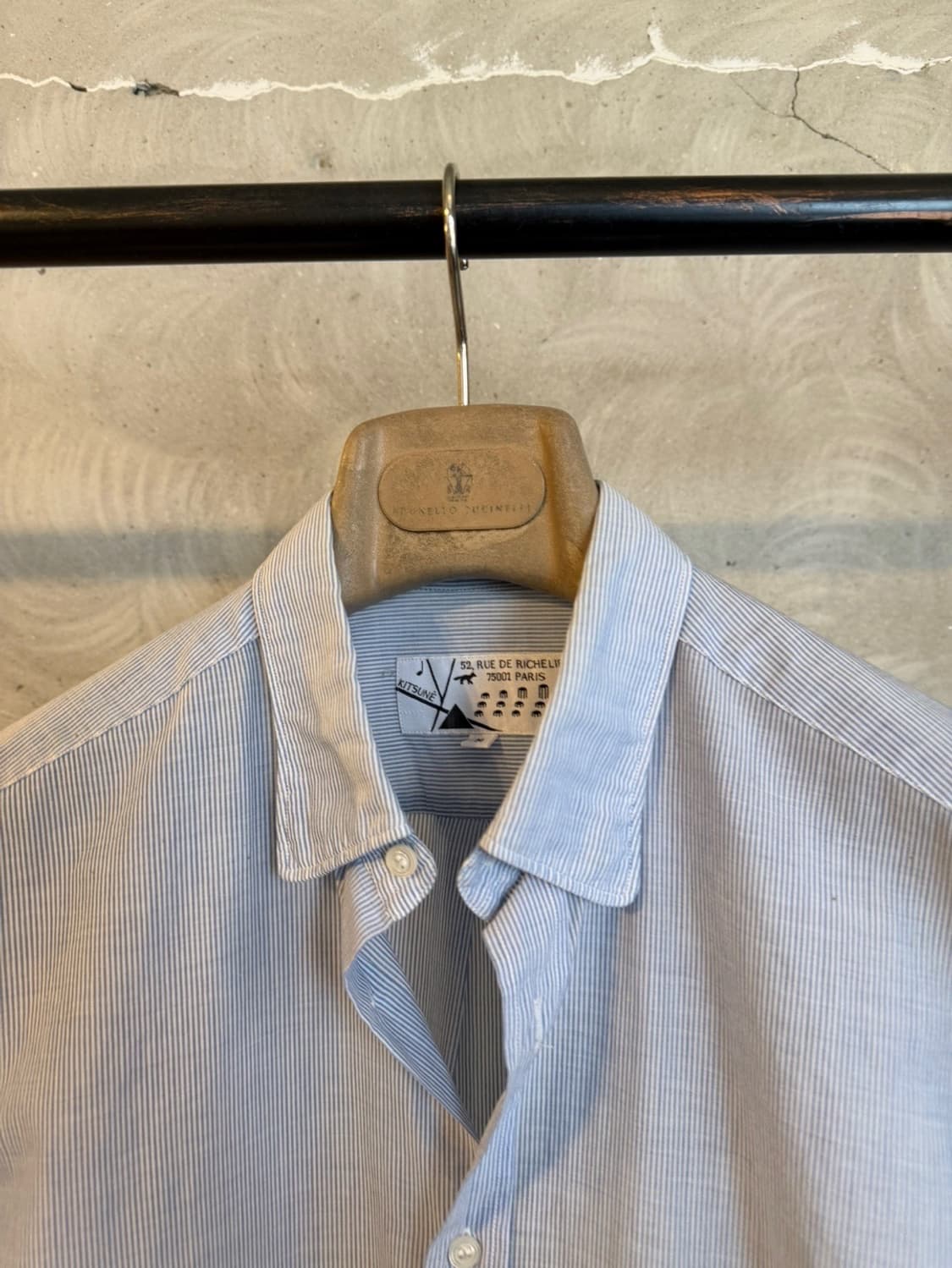 메종키츠네 셔츠 슬림100 상품이미지3