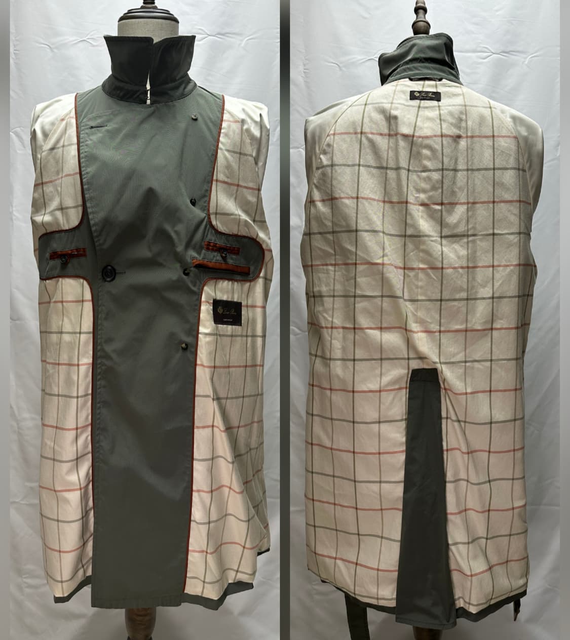 로로피아나 스톰시스템 트렌치코트 XL(105~110) 민트급 판매 상품이미지9