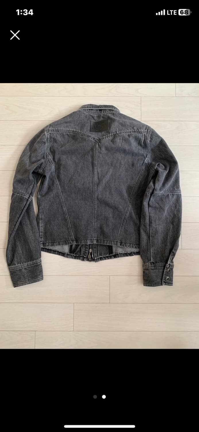 애즈온 탄 데님 자켓 상품이미지2