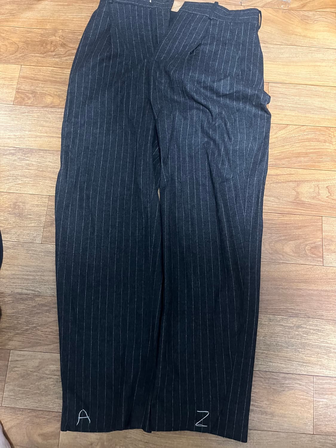 자라 아더에러 스트라이프 트라우저 그레이 s 상품이미지1