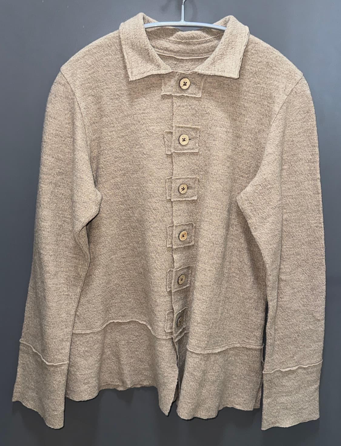 택포) 일본 빈티지 버튼 셔츠 샌드 상품이미지1