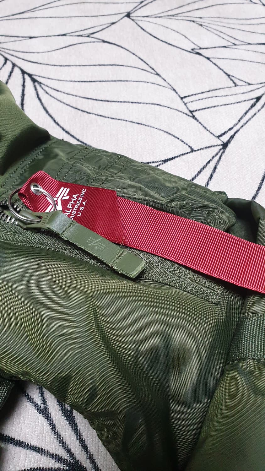 국내 정발 ALPHA INDUSTRIES B-15 항공 점퍼 남여공용 S 상품이미지5