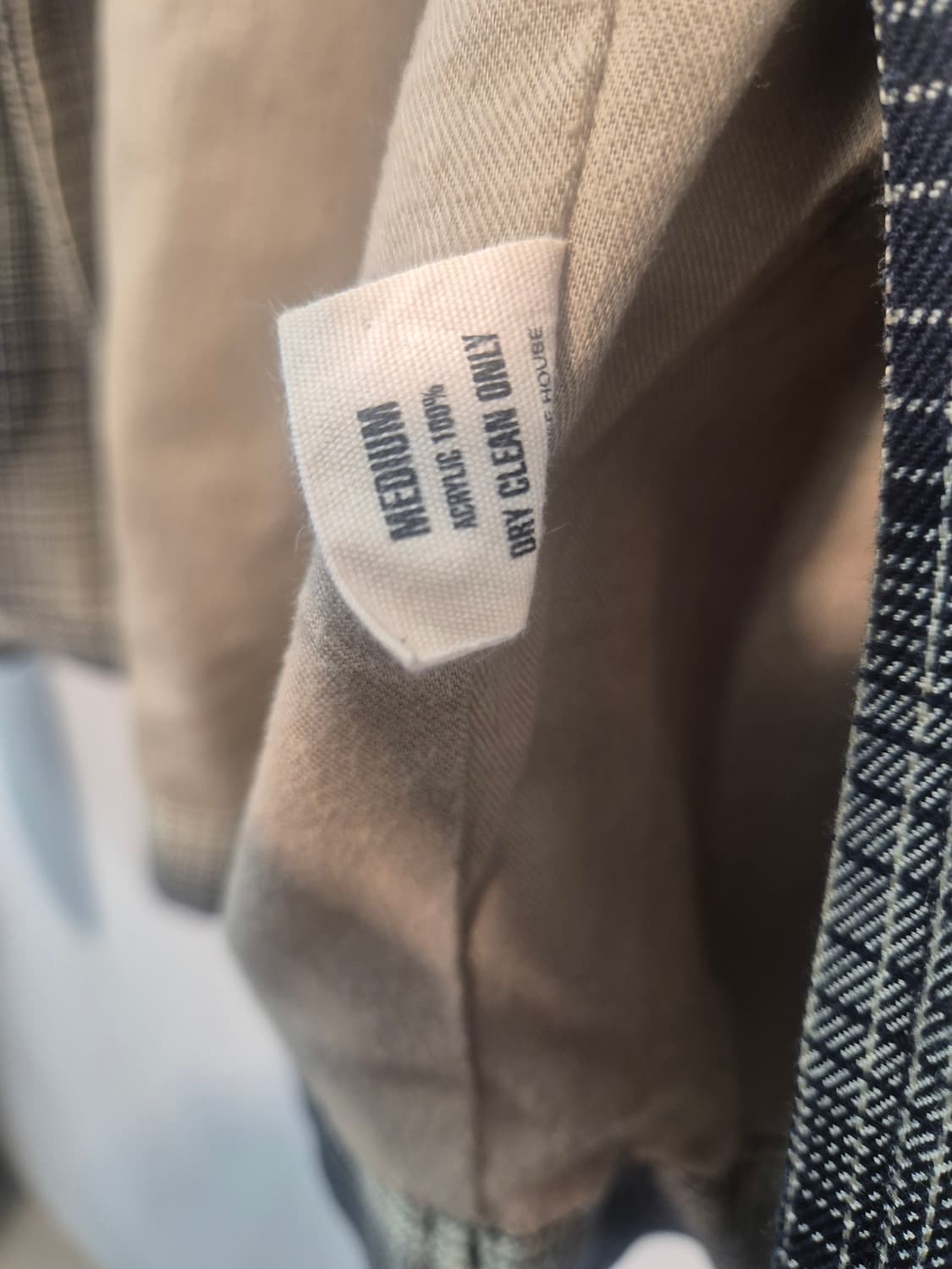 MSCHF 브랜드의 체크 패턴 집업  M
 사이즈  상품이미지5