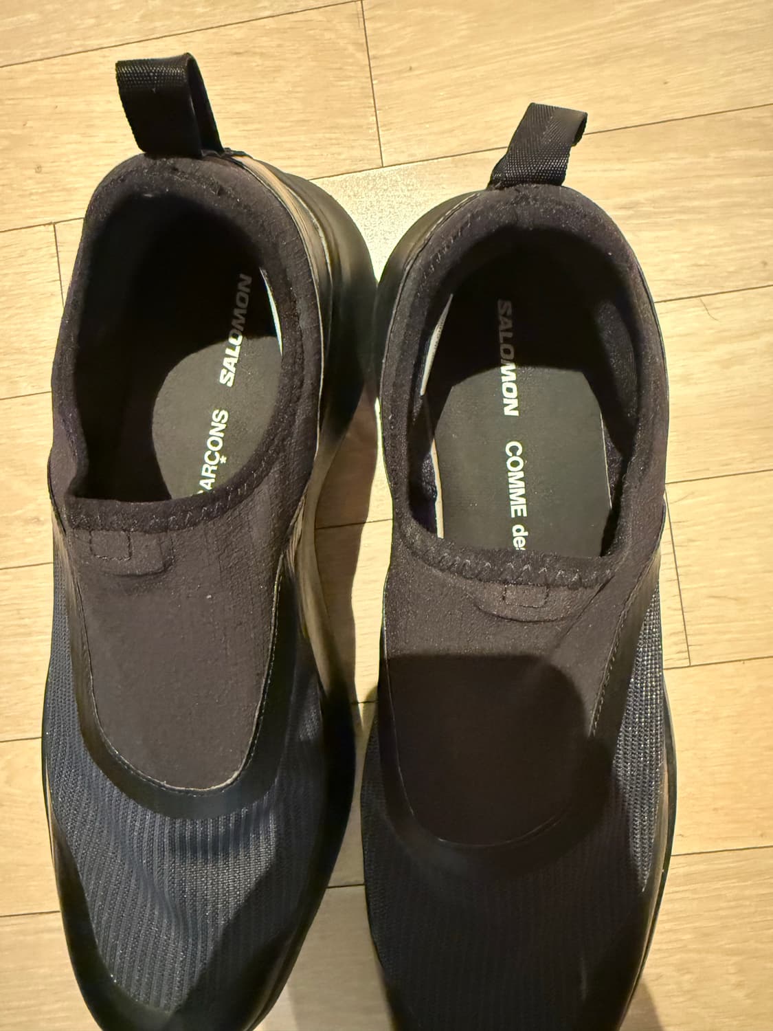 살로몬 꼼데가르송 콜라보 플랫폼 슬립온 상품이미지2